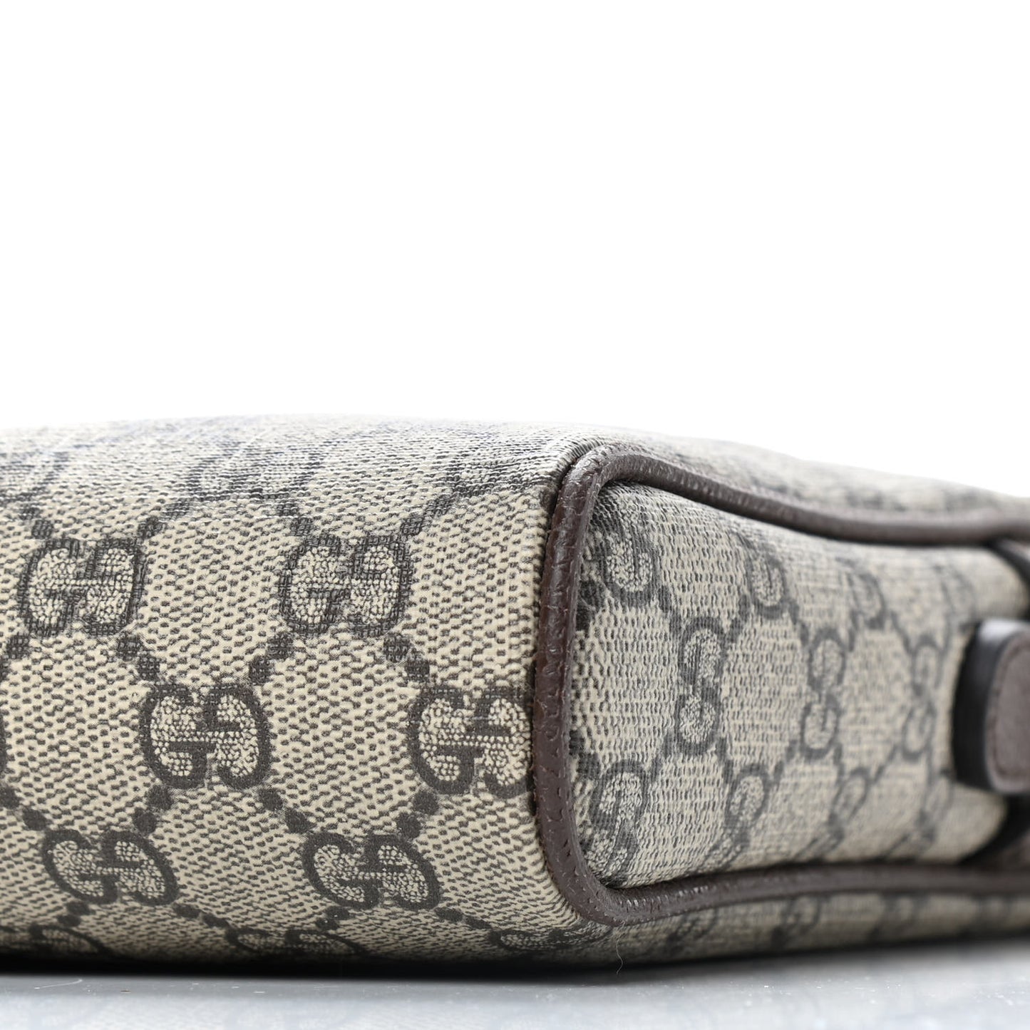 GG Supreme Monogram Web Small Ophidia Messenger Bag Brown