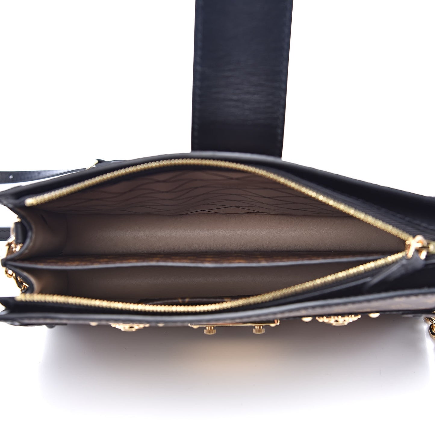 Reverse Monogram Trunk Clutch