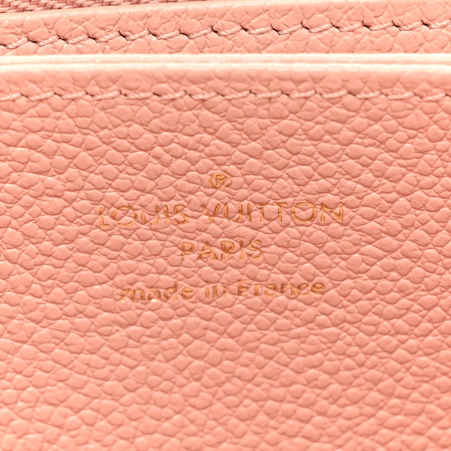 Empreinte Monogram Giant Zippy Wallet Rose Trianon Creme