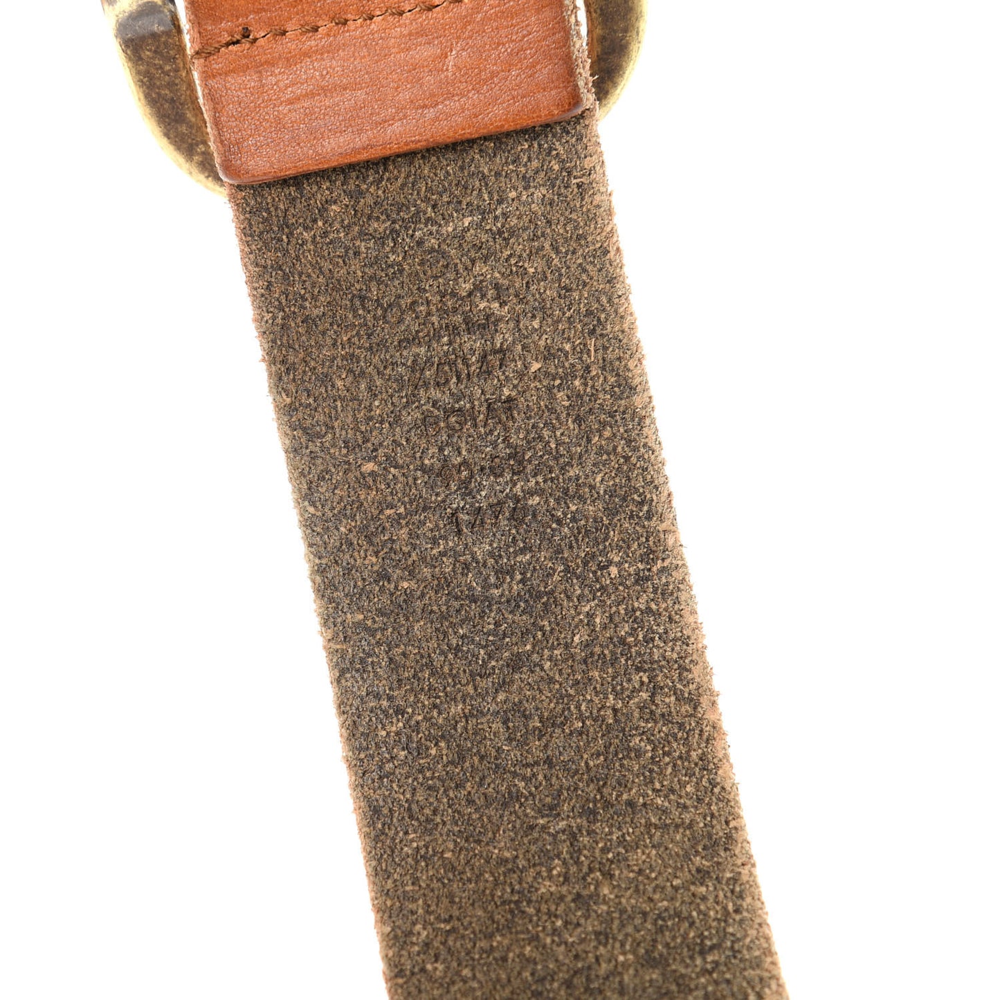 Faded Calfskin Belt 90 36 Cuoio