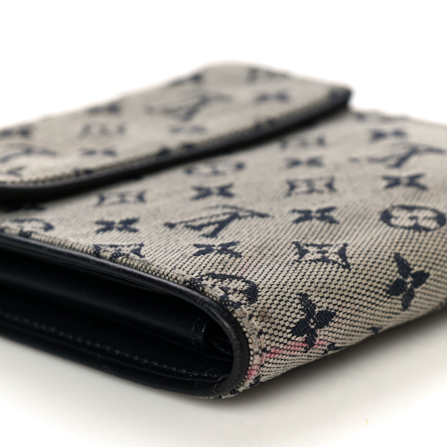 Mini Monogram Compact Wallet Blue