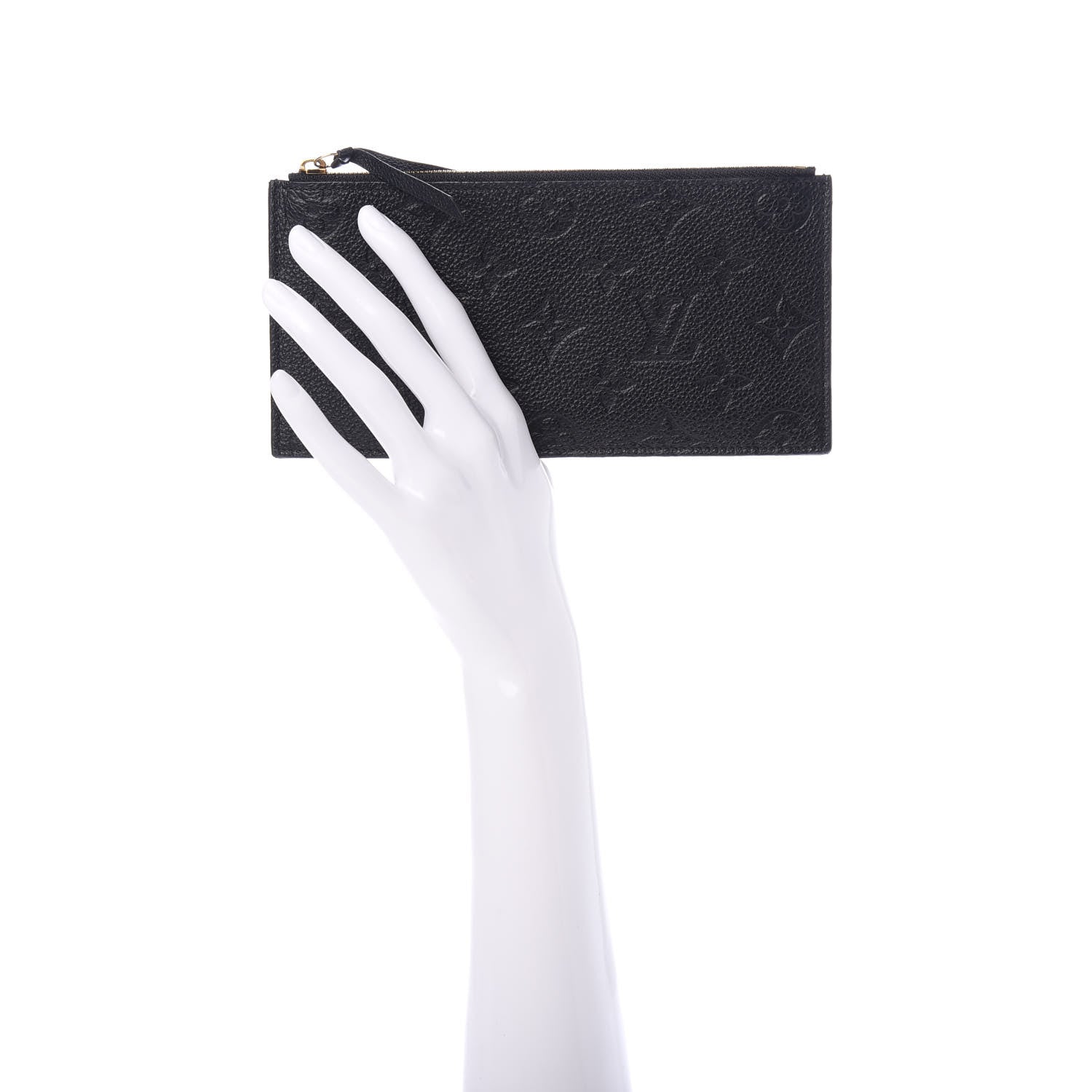 Louis Vuitton Empreinte Felicie Chain Wallet Zippered Insert Black 2 of 6