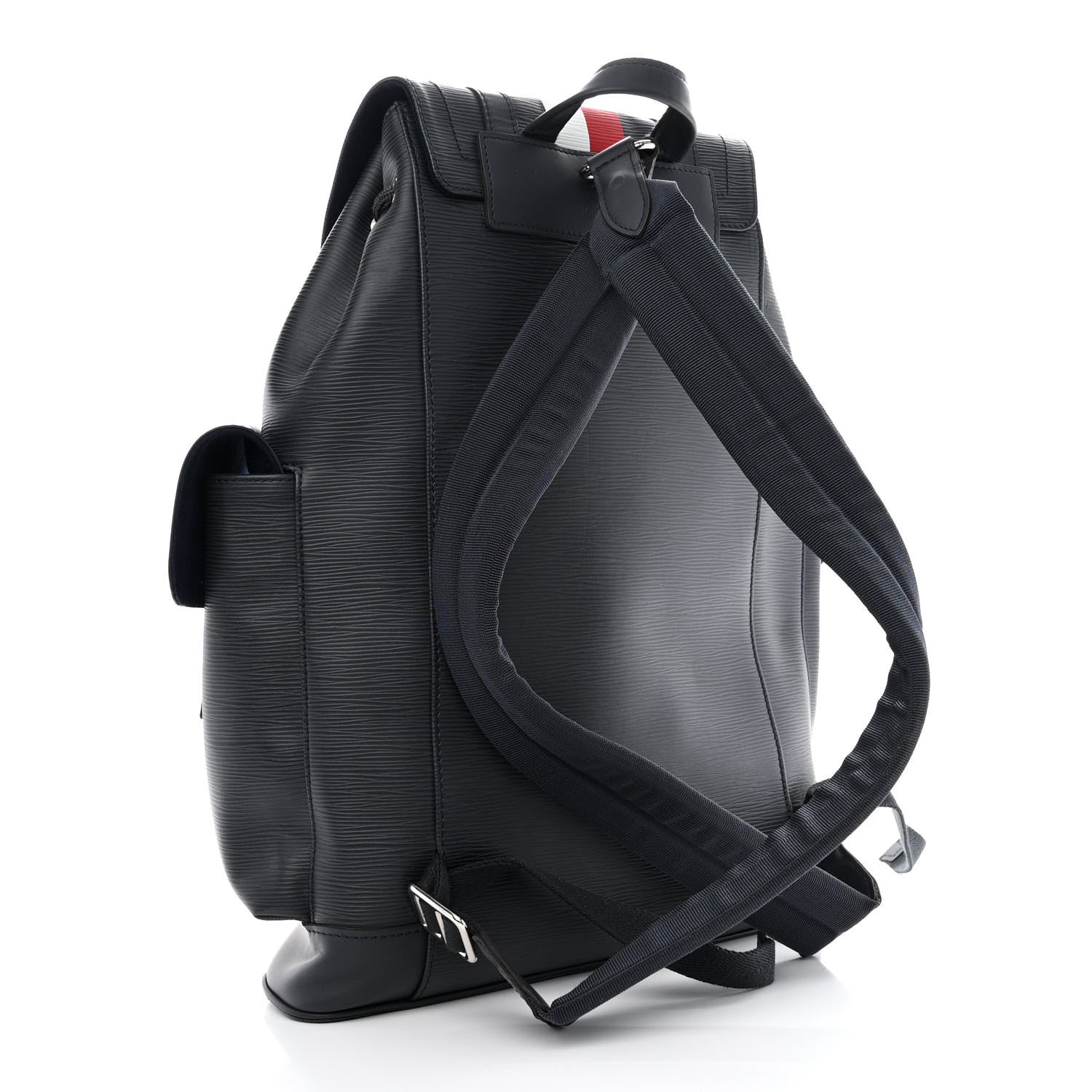 Louis Vuitton Epi Christopher Backpack Navy Stripes 3 of 11