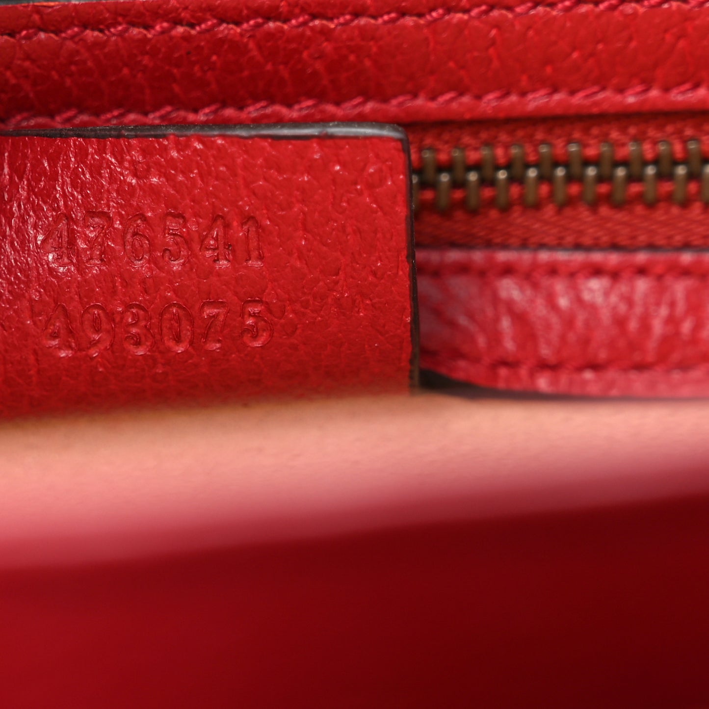 GG Supreme Monogram Small Queen Margaret Top Handle Bag Red