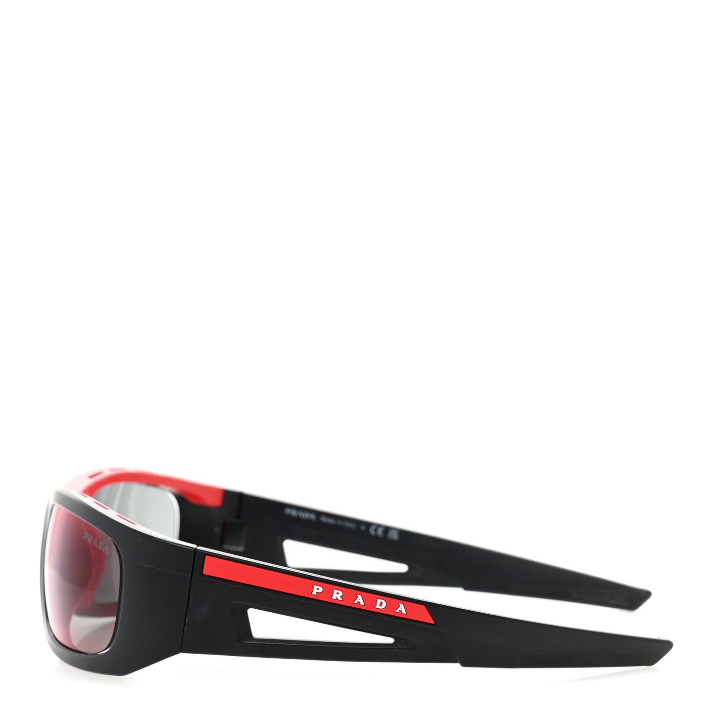 Metal Rubber Linea Rossa Sport Sunglasses SPS 02Y Black
