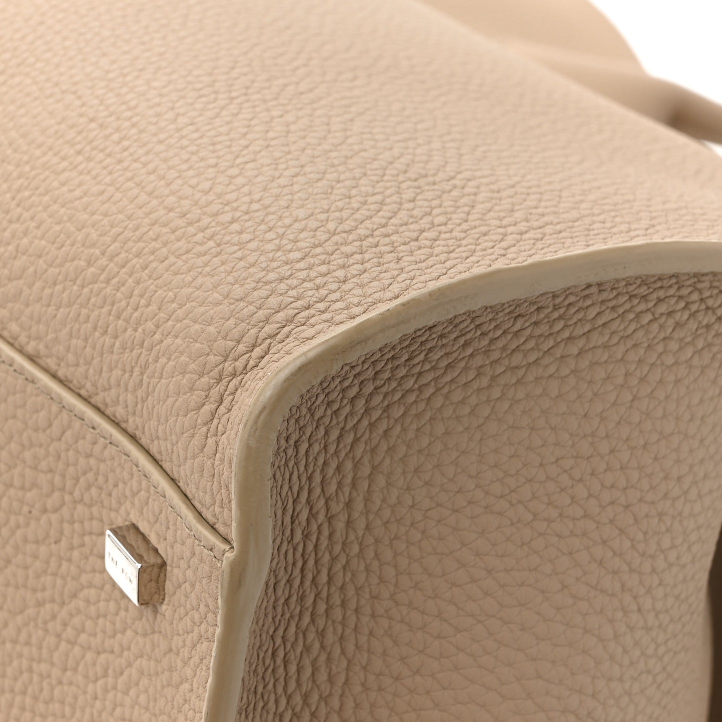 Grained Calfskin Soft Margaux 17 Dark Taupe