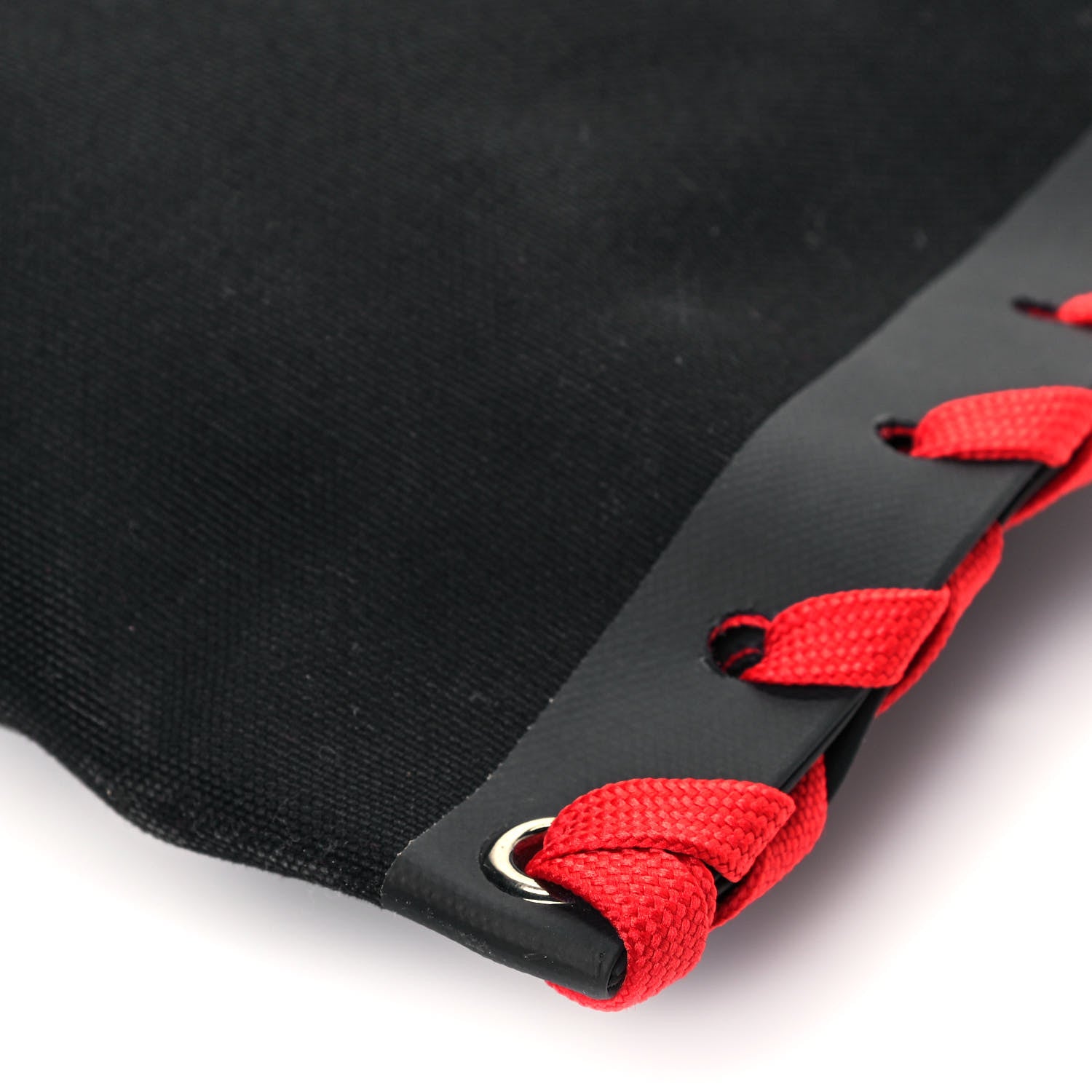 Christian Louboutin Braided Canvas Cabalace Shopper Tote Black 10 of 13