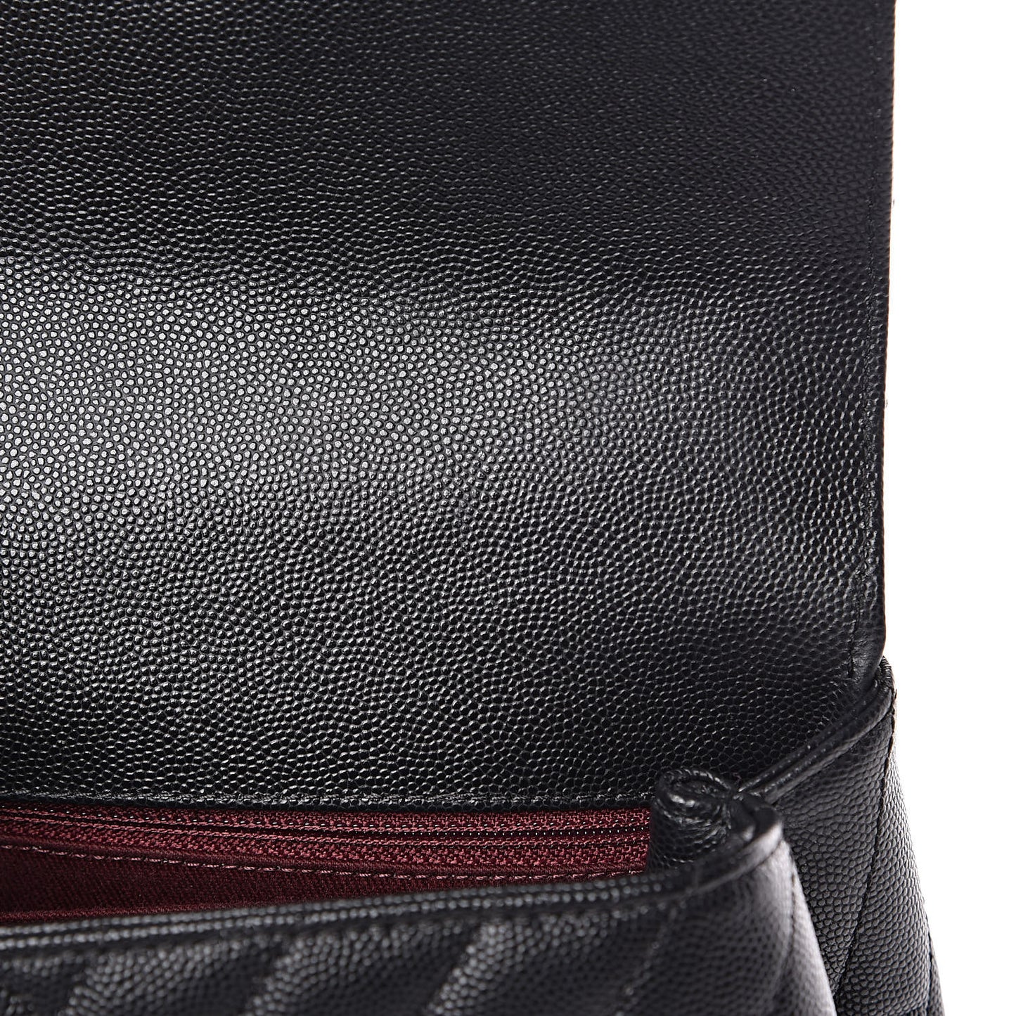 Caviar Chevron Quilted Mini Coco Handle Flap Black