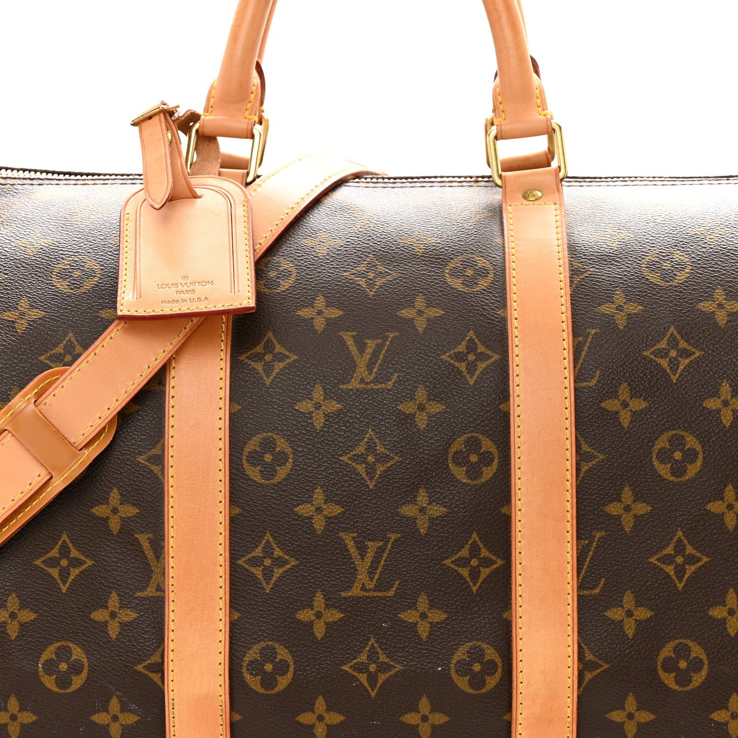 Louis Vuitton Monogram Keepall Bandouliere 55 7 of 16
