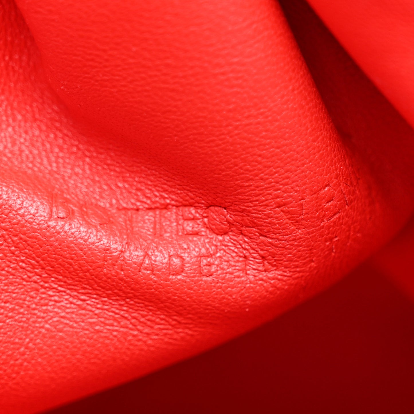 Nappa Maxi Intreccio The Pouch Oversized Red