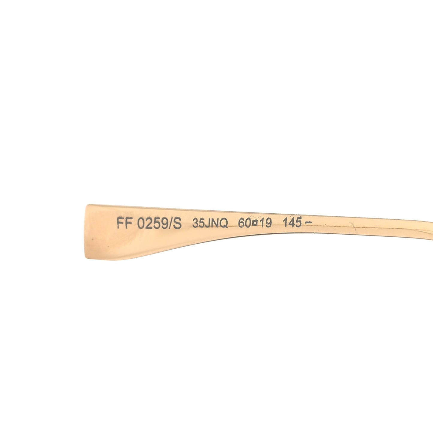 Metal Dots Square Sunglasses FF 0259/S Gold