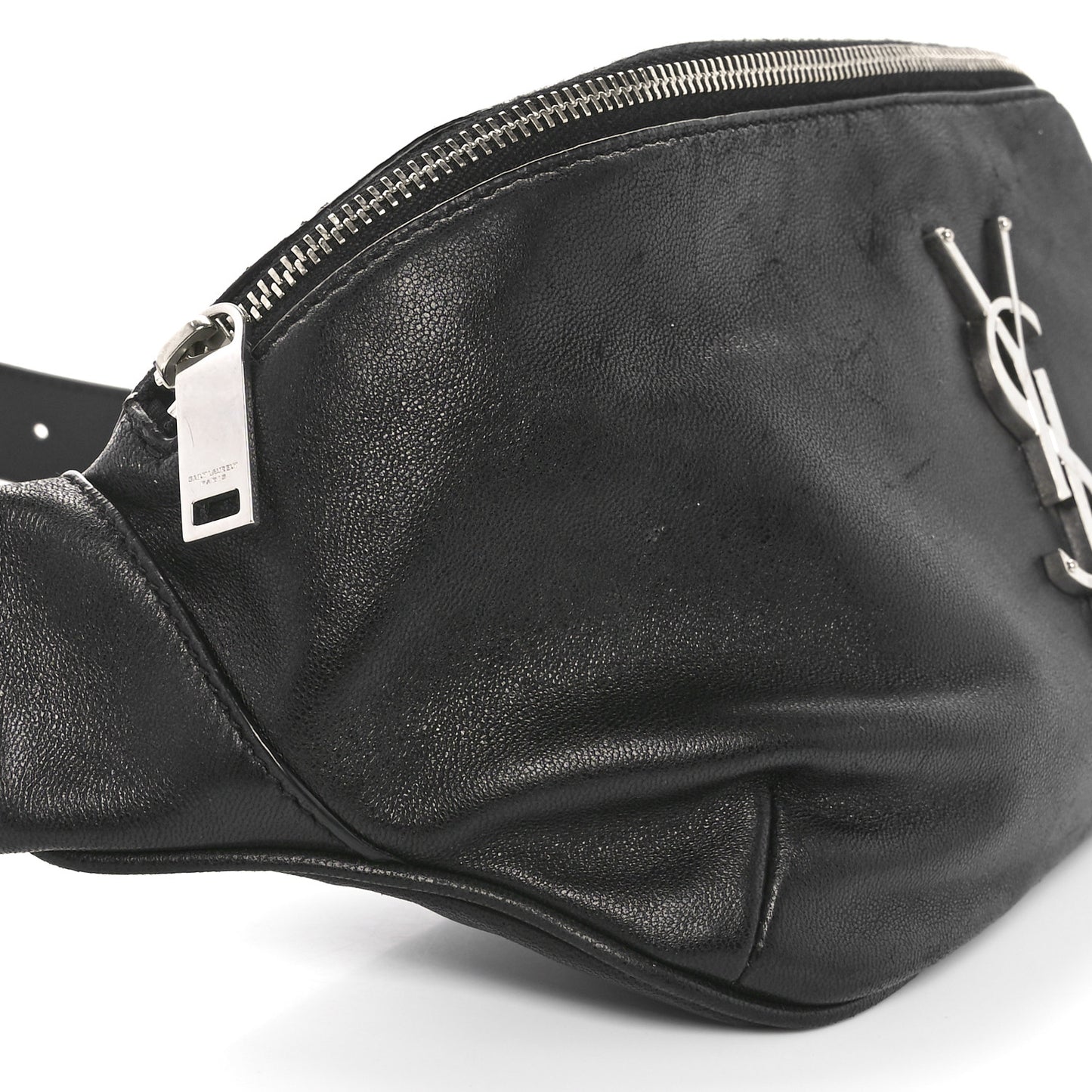 Lambskin Monogram Belt Bag Black