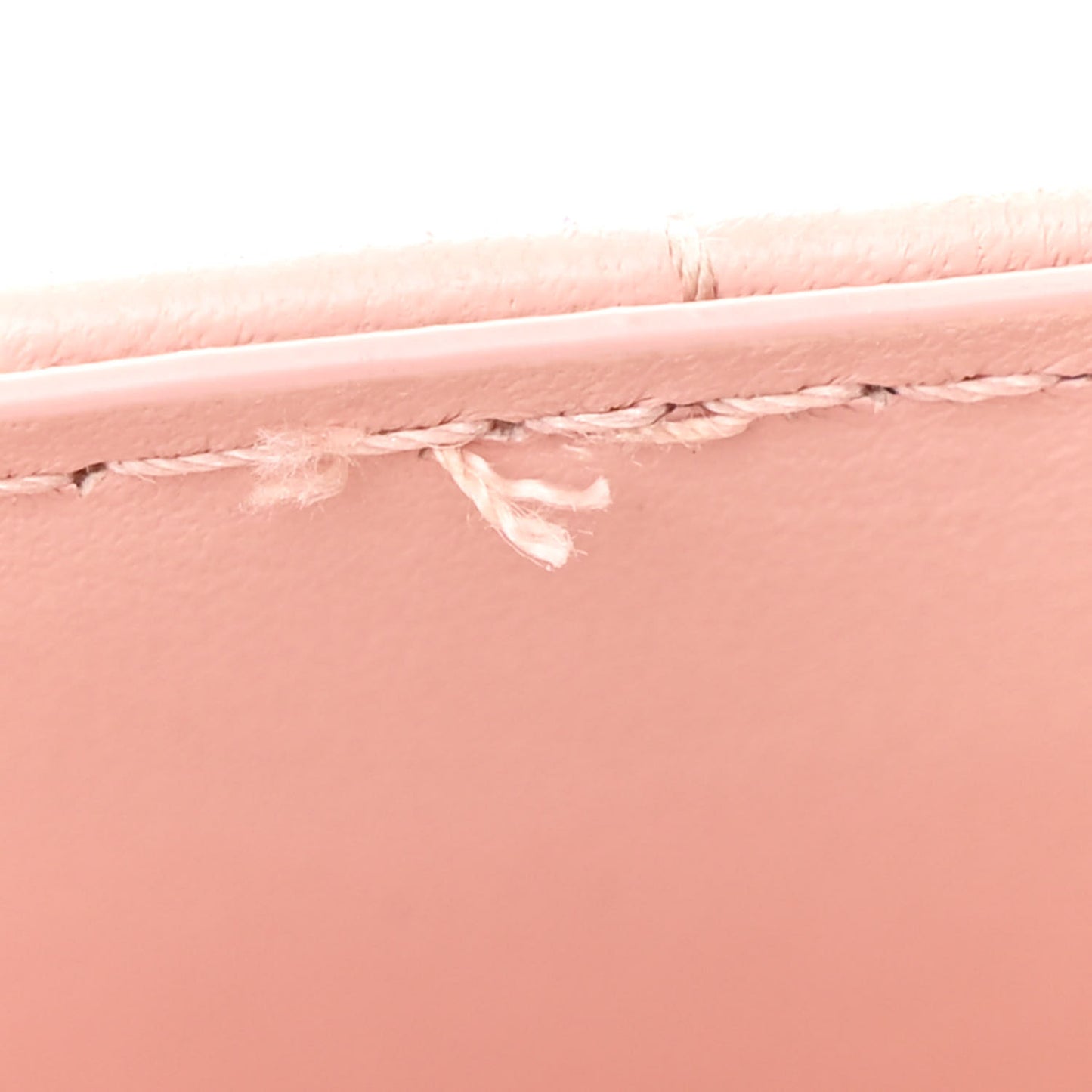 Lambskin Quilted Lola Chain Wallet Blush Pink