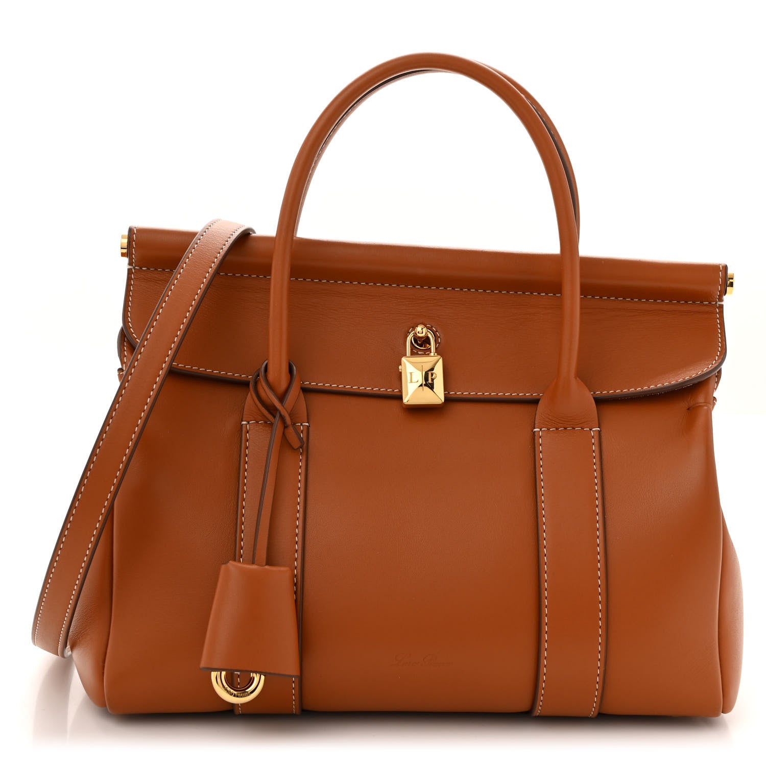 Loro Piana Calfskin L25 Loom Bag Warm Tan 1733559 – FASHIONPHILE