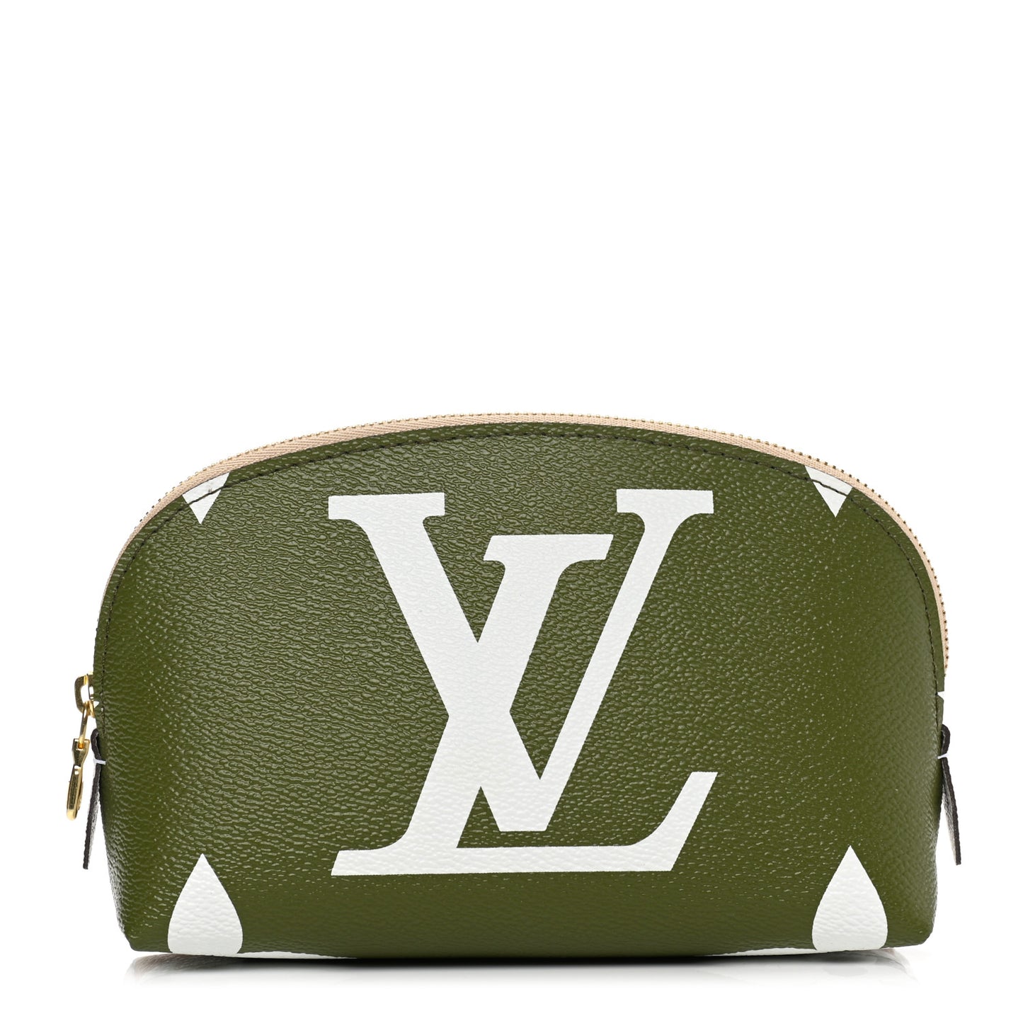 Monogram Giant Cosmetic Pouch Kaki