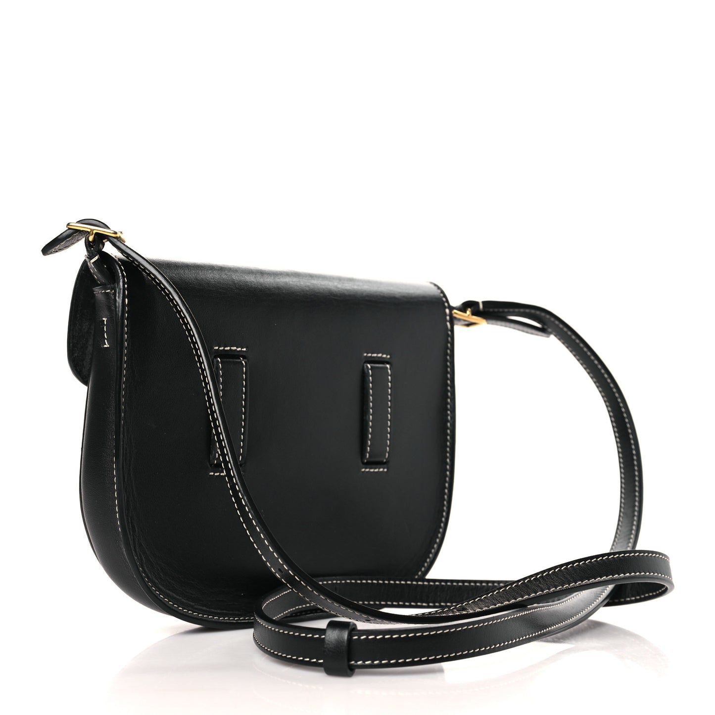 Smooth Calfskin Mini Symmetrical Bag Black