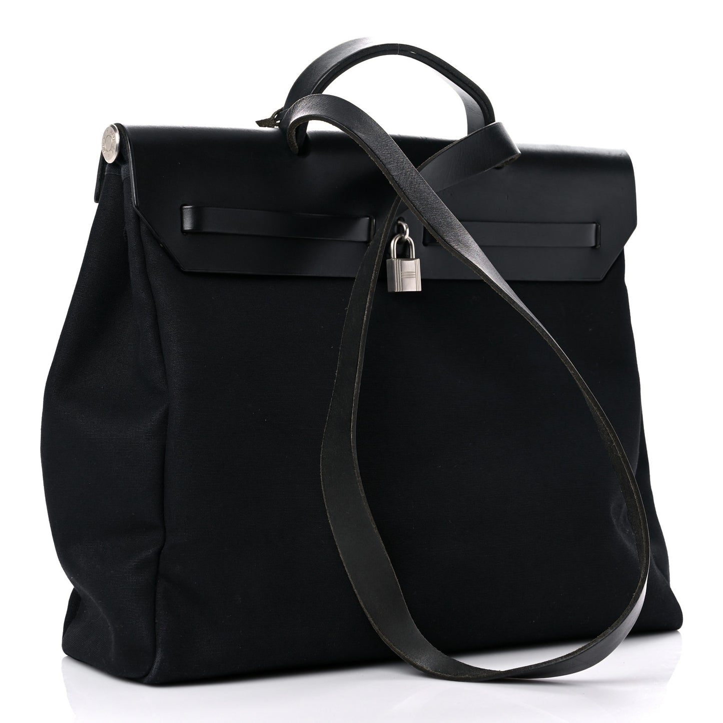 Toile Vache Calfskin Herbag 39 MM Black