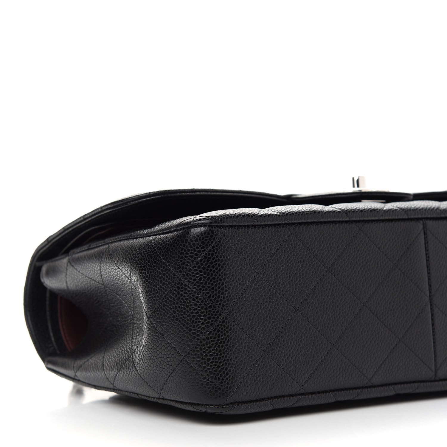 Chanel Caviar Quilted Jumbo Double Flap Black 8 of 9