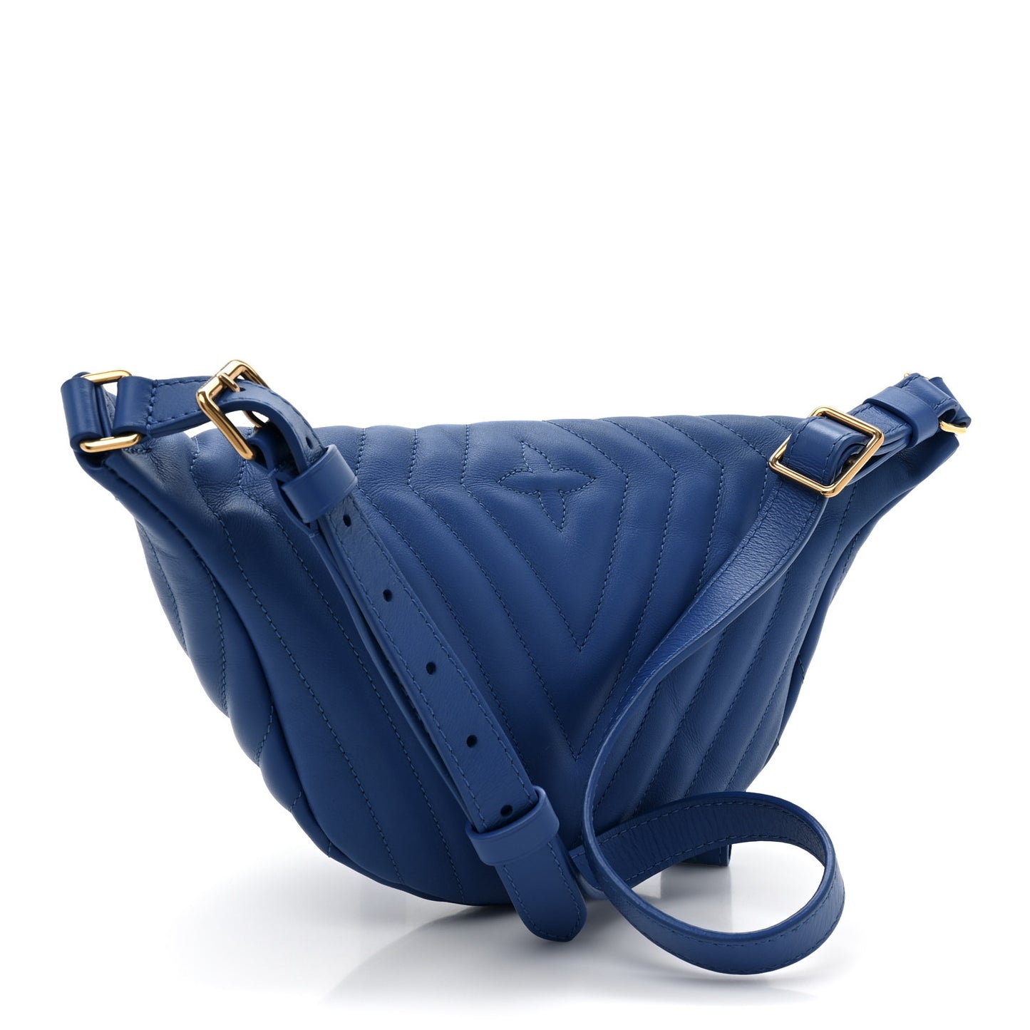 Calfskin New Wave Bumbag Blue Neon