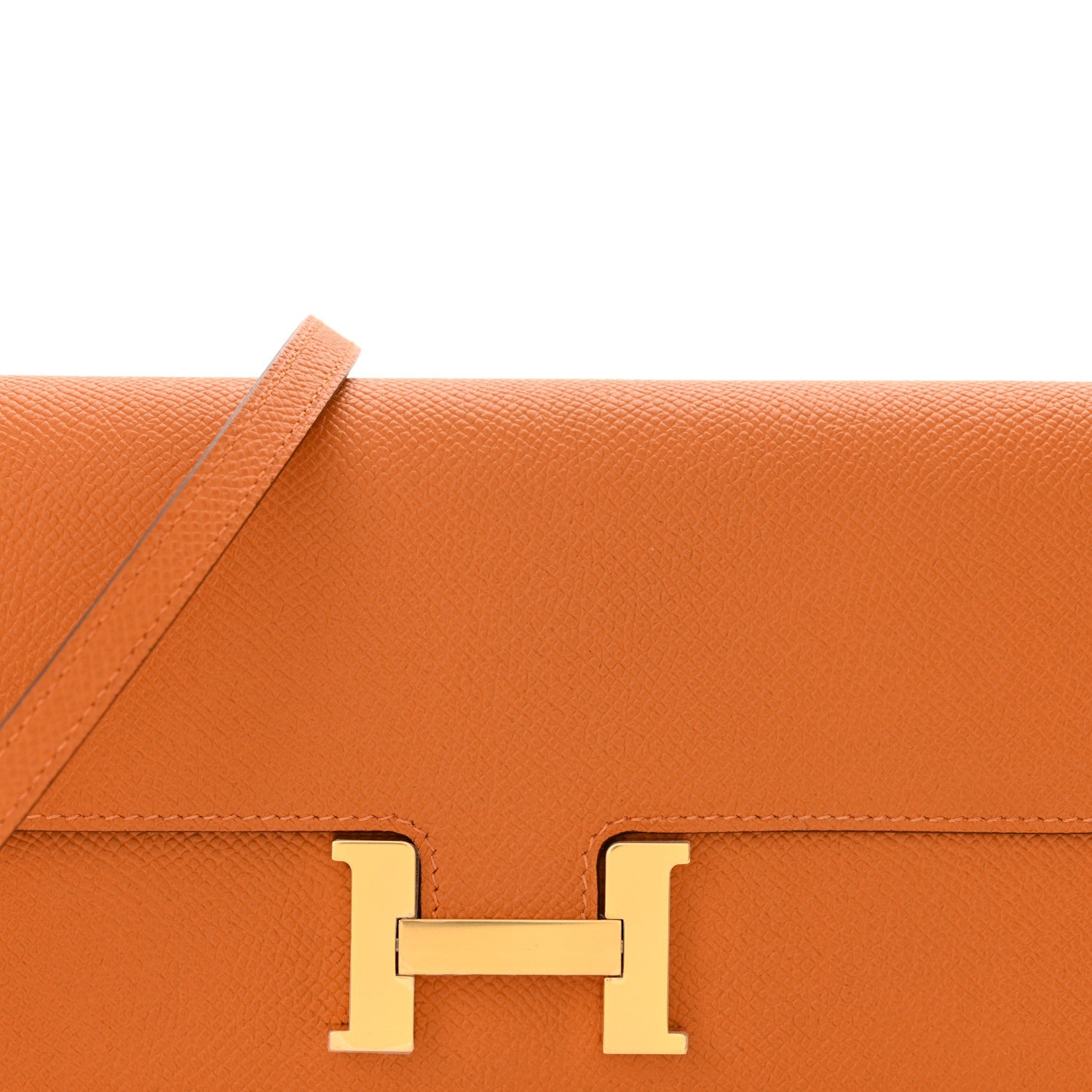 Hermes Epsom Constance Long Wallet To Go Wallet Orange 8 of 11