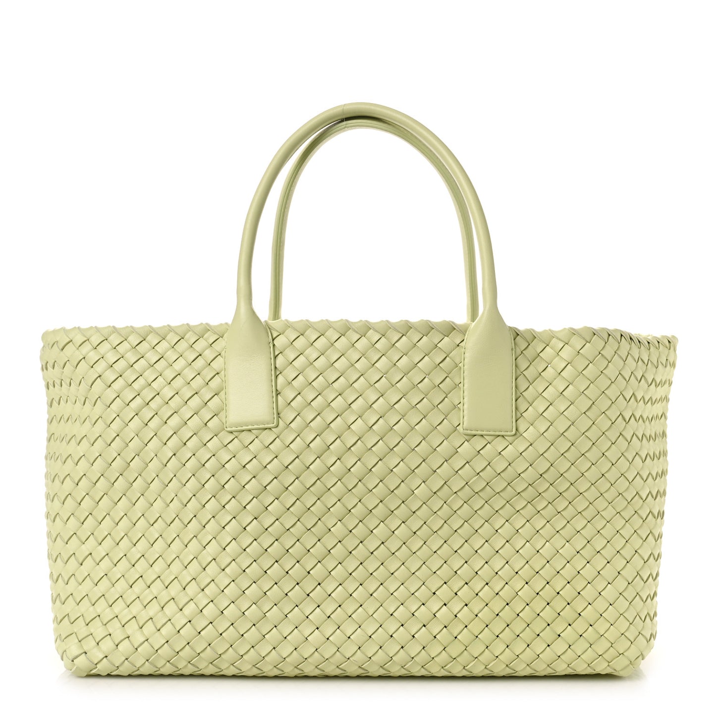 Lambskin Intreccio Medium Cabat Lemon Washed
