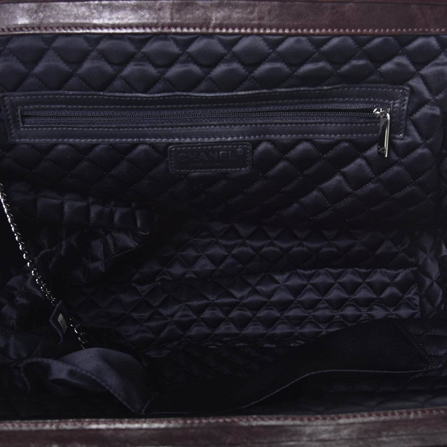 Calfskin Medium Perfect Day Tote Dark Brown