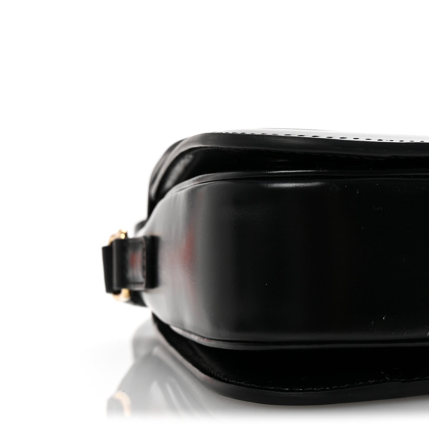 Shiny Calfskin Medium Triomphe Black