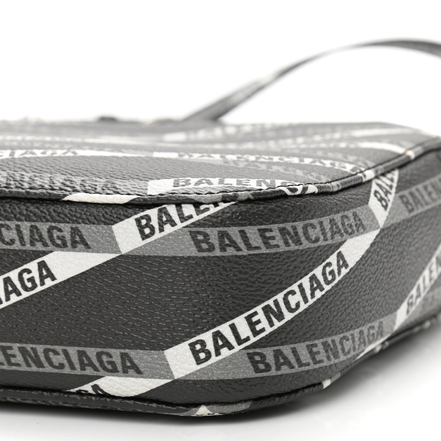 Balenciaga Coated Canvas Losange Monogram S Camera Bag Black Grey 11 of 11