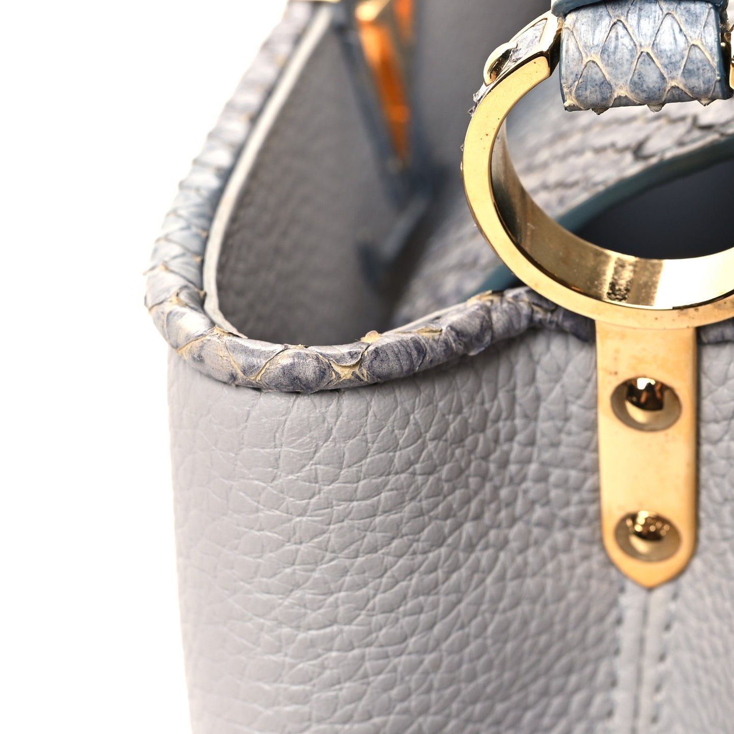 Taurillon Snakeskin Capucines BB
