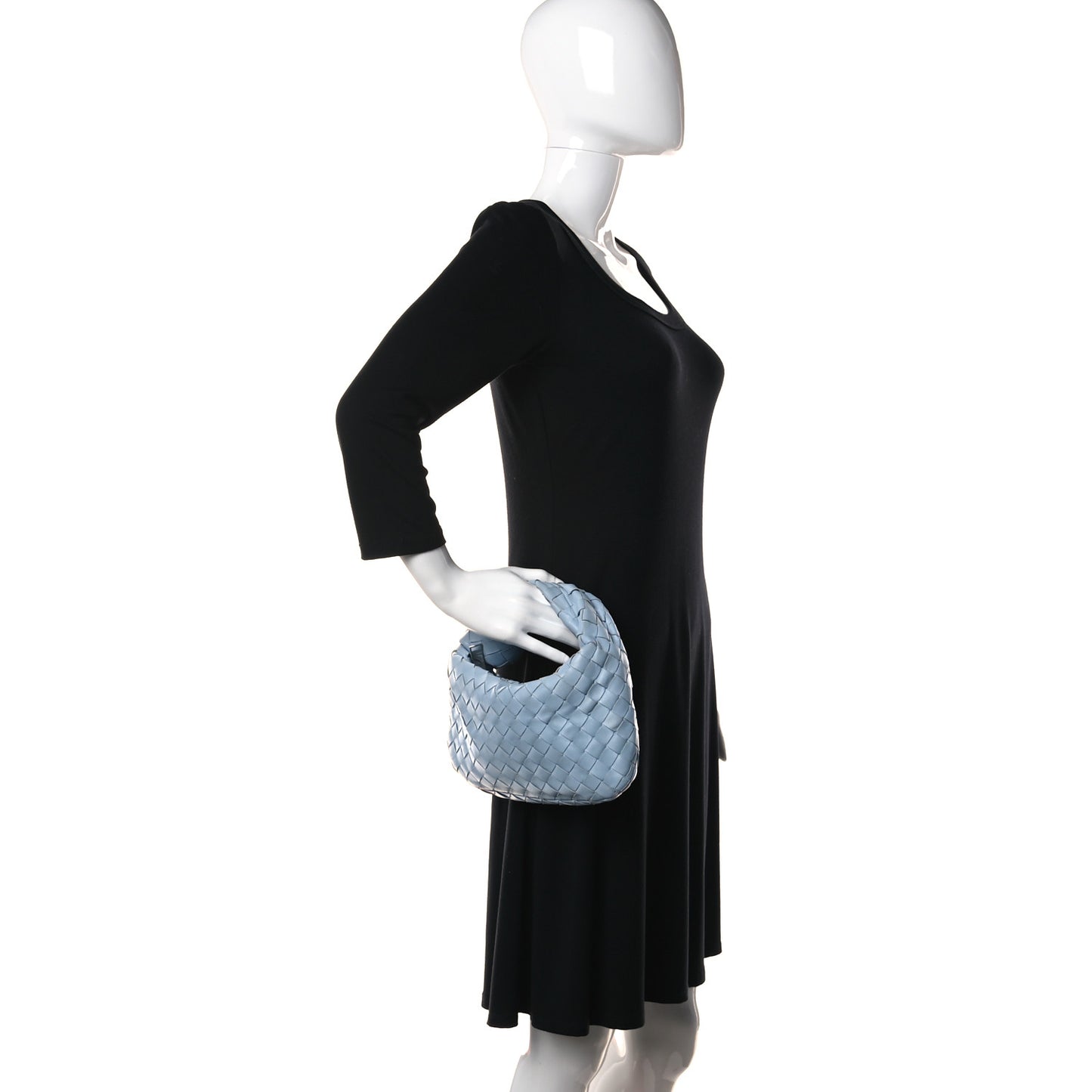 Nappa Intrecciato Teen Jodie Hobo Ice