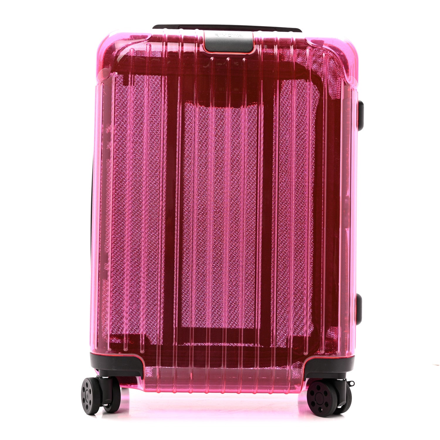 Rimowa Transparent Polycarbonate Essential Cabin Neon Pink 1825544