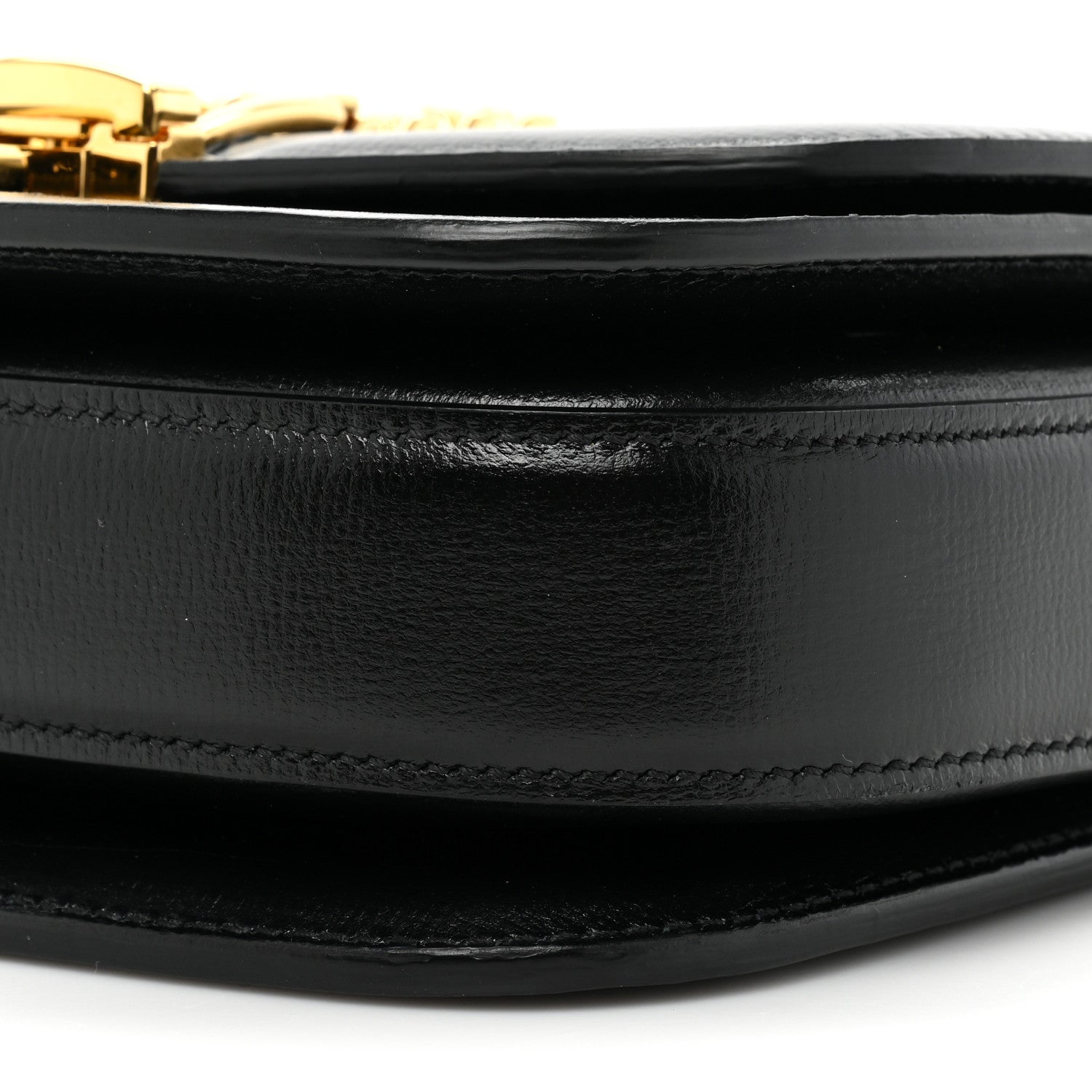Gucci Azalea Calfskin Mini Sylvie 1969 Flap Messenger Bag Black 8 of 10