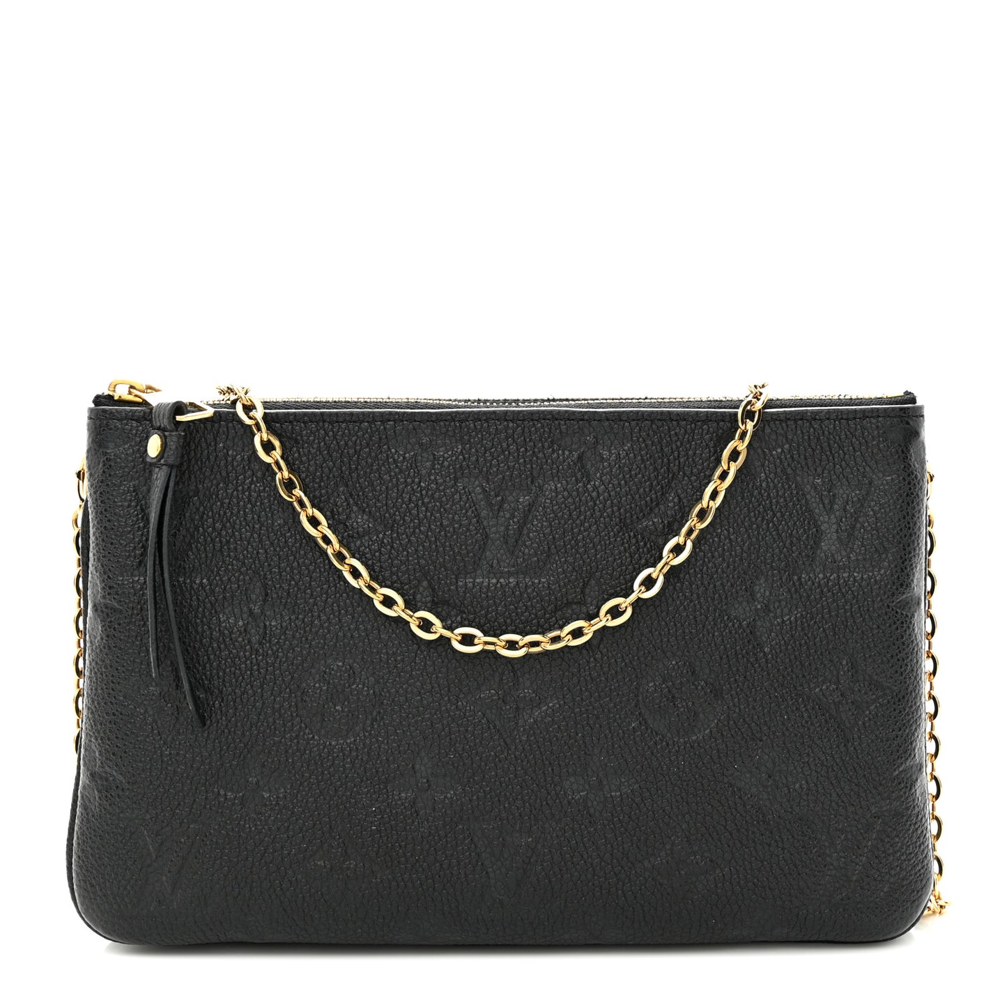 Empreinte Double Zip Pochette Black