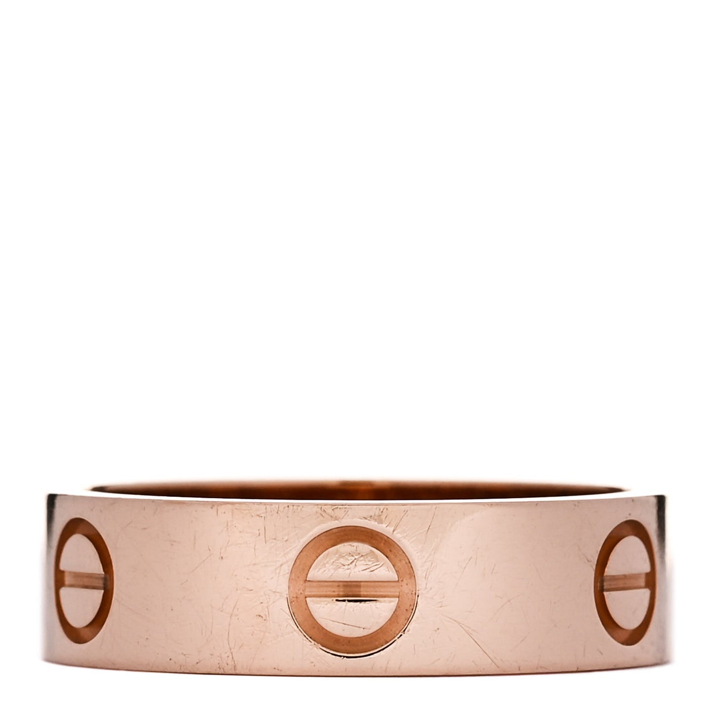 18K Pink Gold 5.5mm LOVE Ring 55 7.25