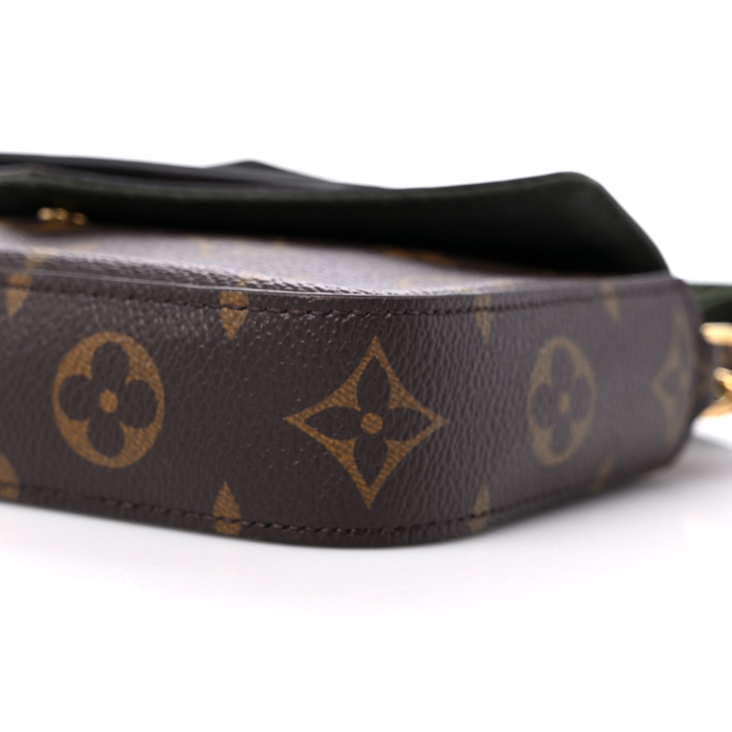 Monogram Felicie Strap & Go Kaki
