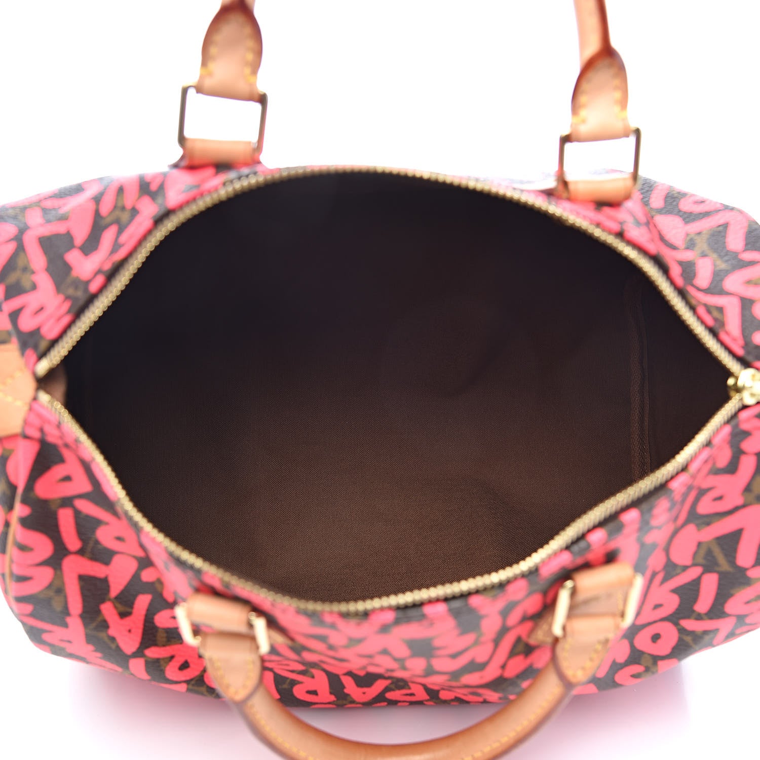 Louis Vuitton Monogram Graffiti Speedy 30 Fuchsia 5 of 11