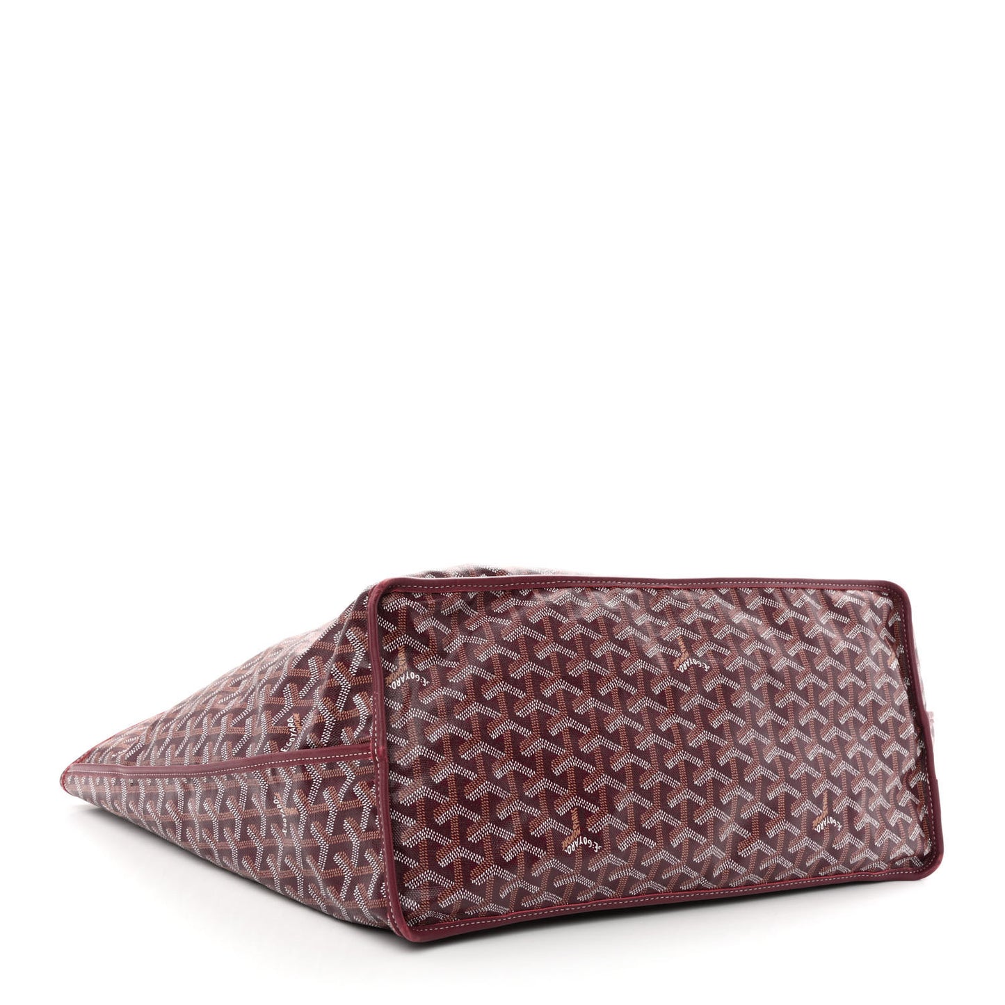 Goyardine Reversible Anjou GM Burgundy