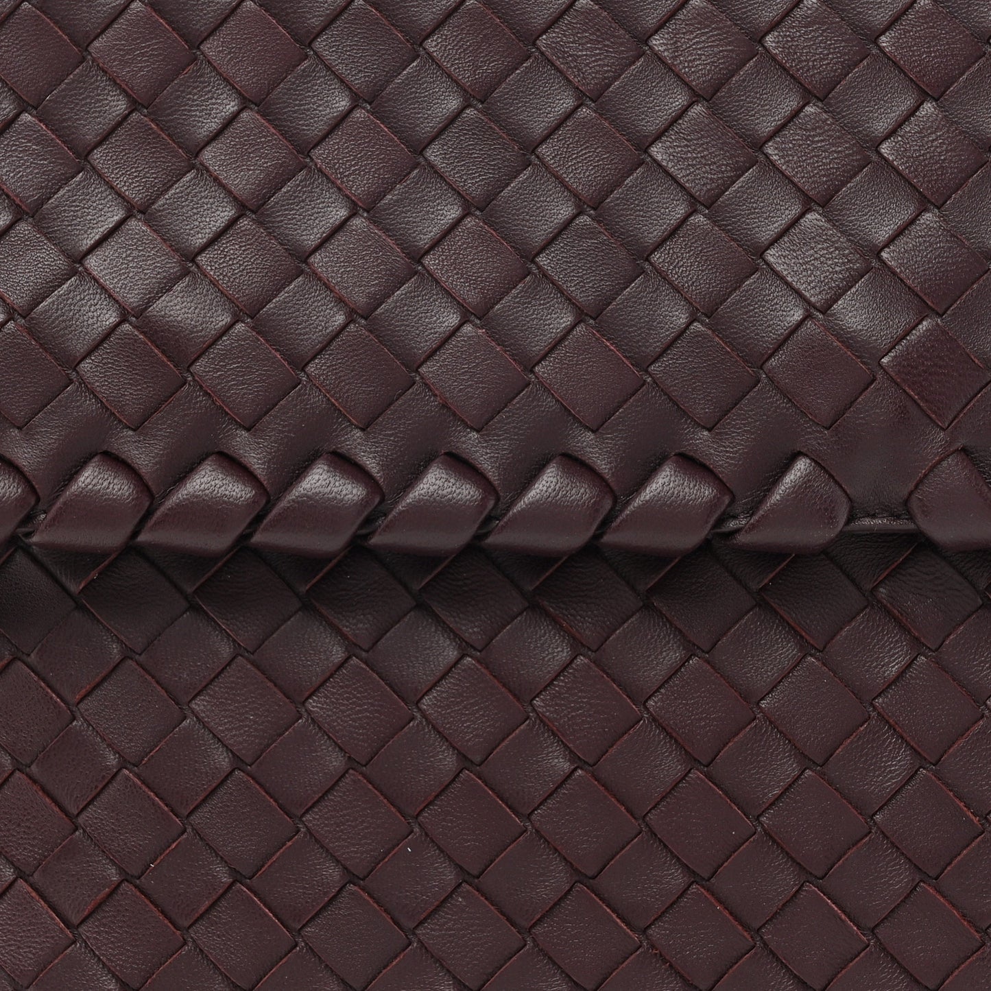 Nappa Intrecciato Large Olimpia Bag Burgundy