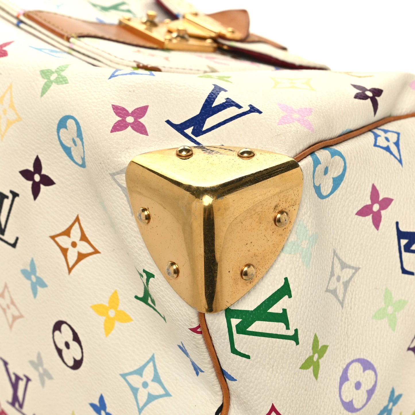 Monogram Multicolor Speedy 30 White