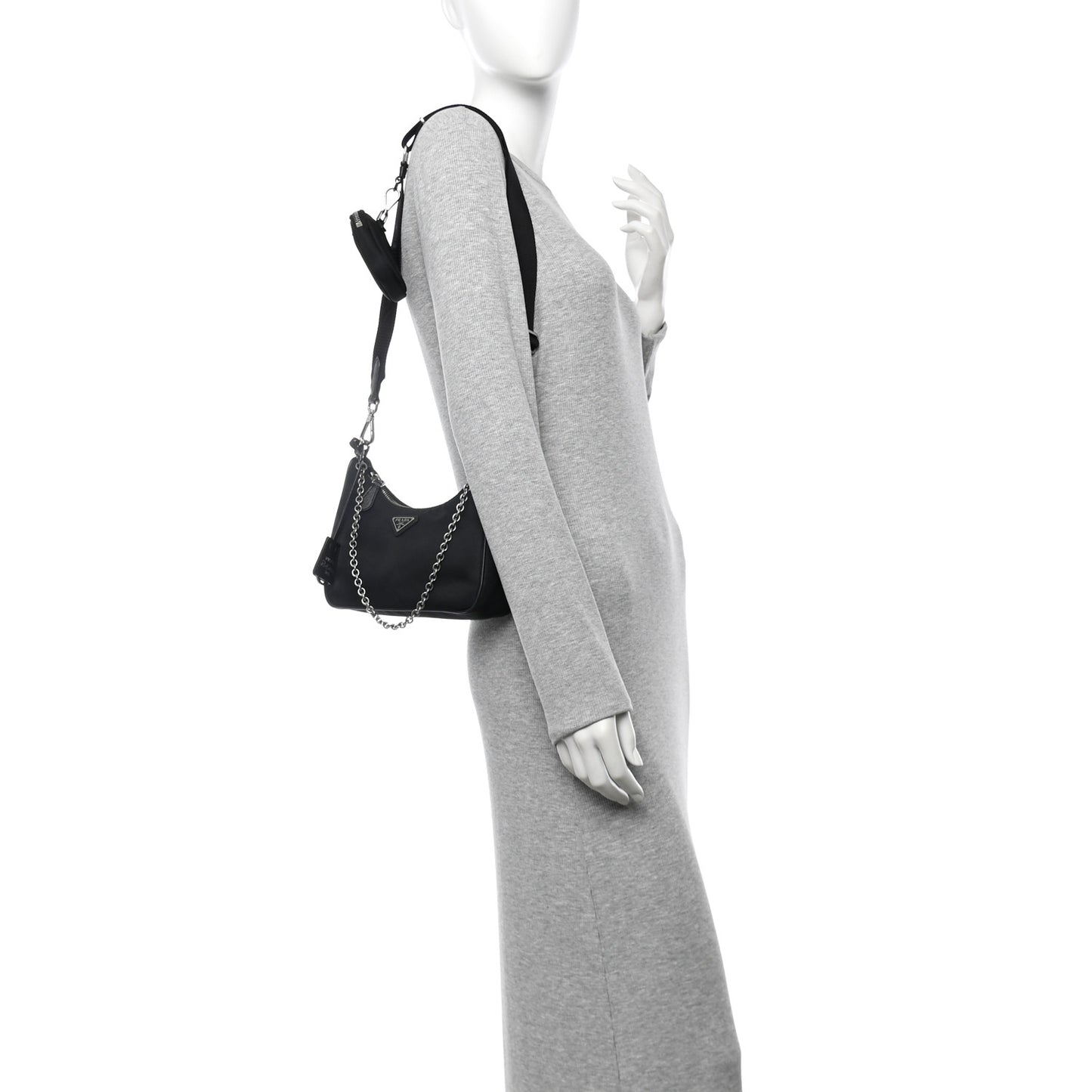 Nylon Re-Edition 2005 Shoulder Bag Black