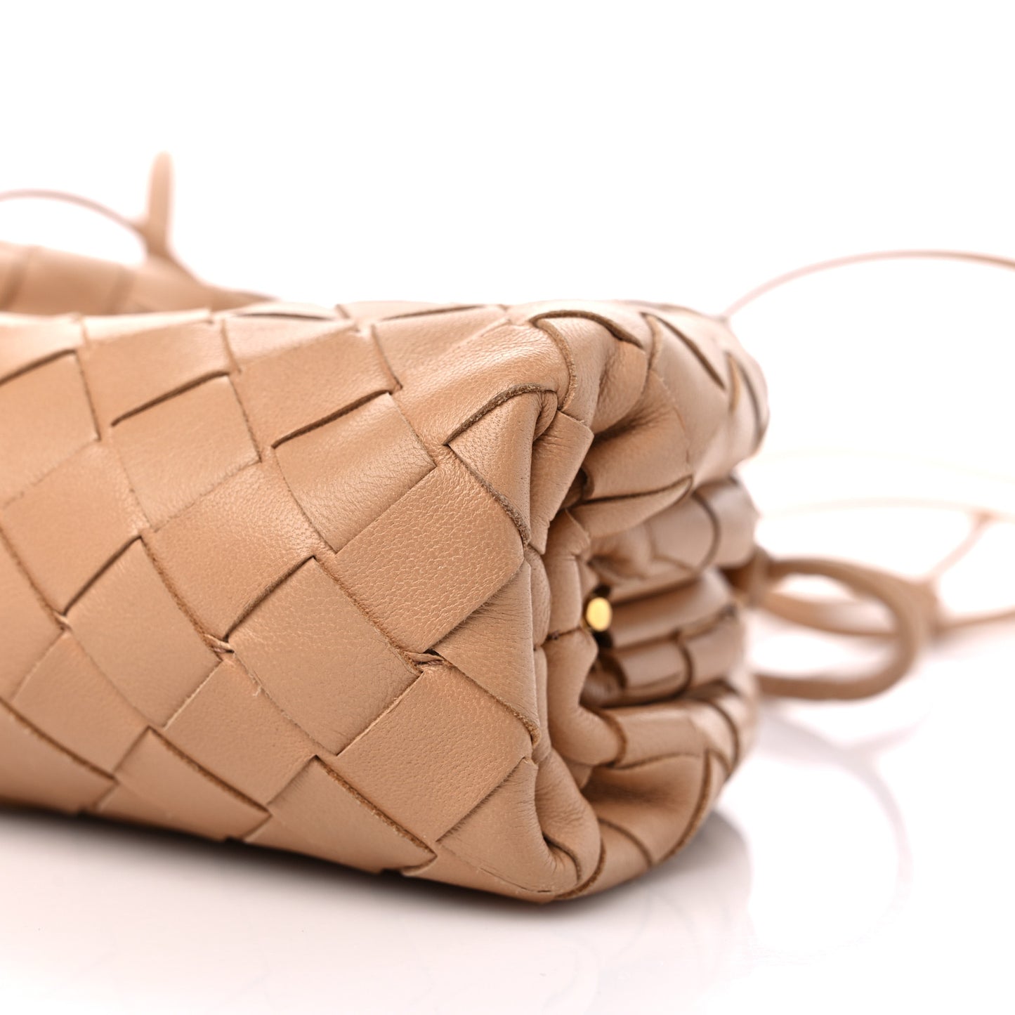 Nappa Intrecciato The Mini Pouch Almond