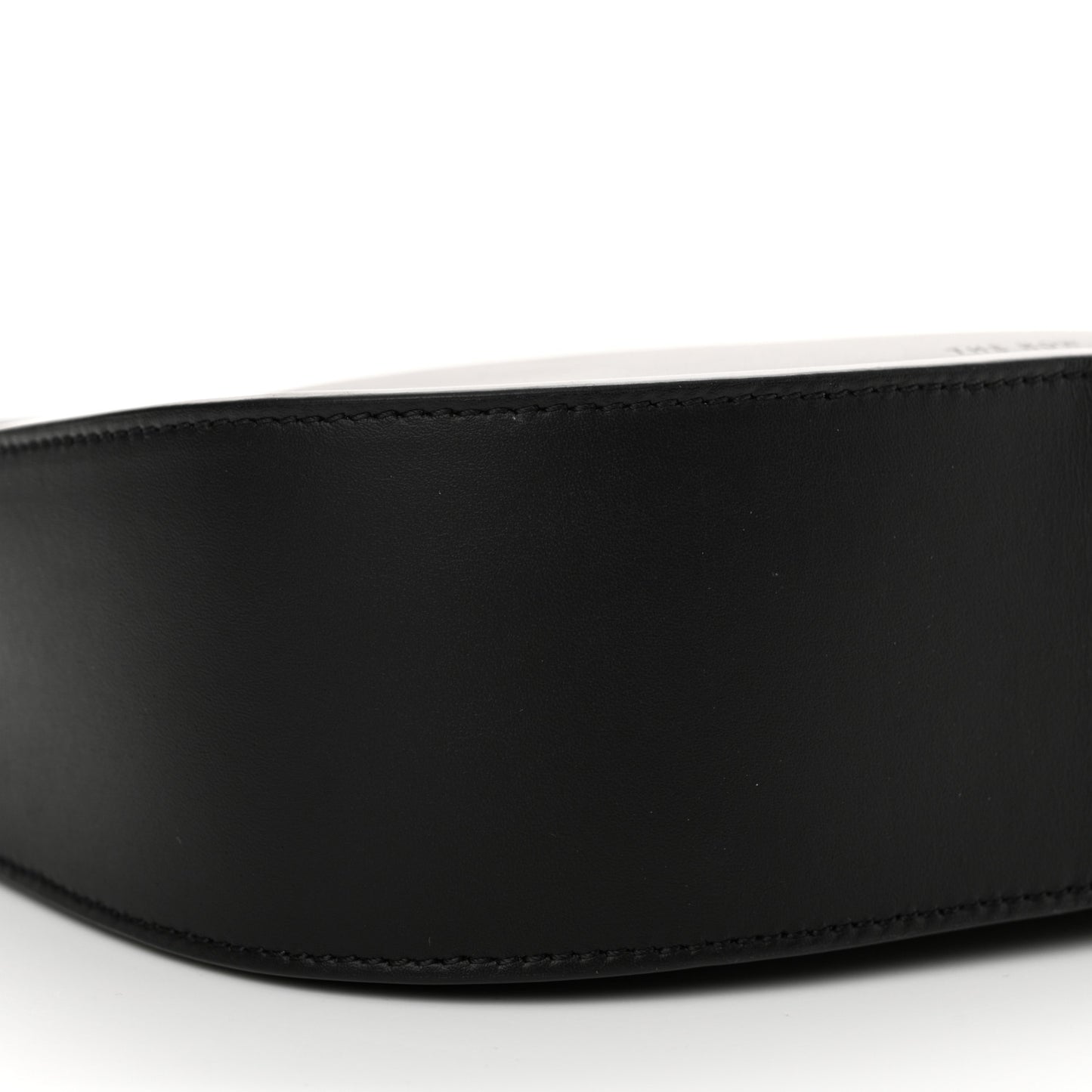 Smooth Calfskin Half Moon Shoulder Bag Black