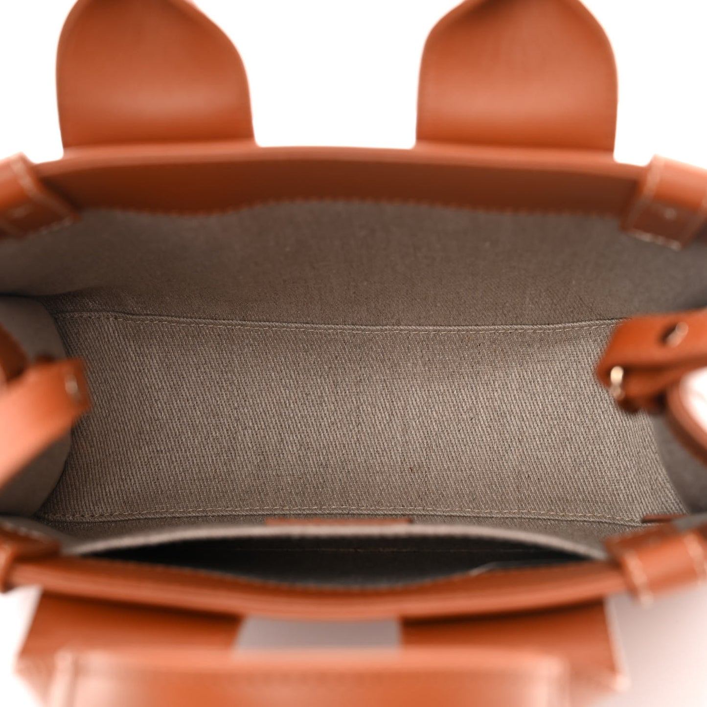 Calfskin Small Woody Tote Caramel