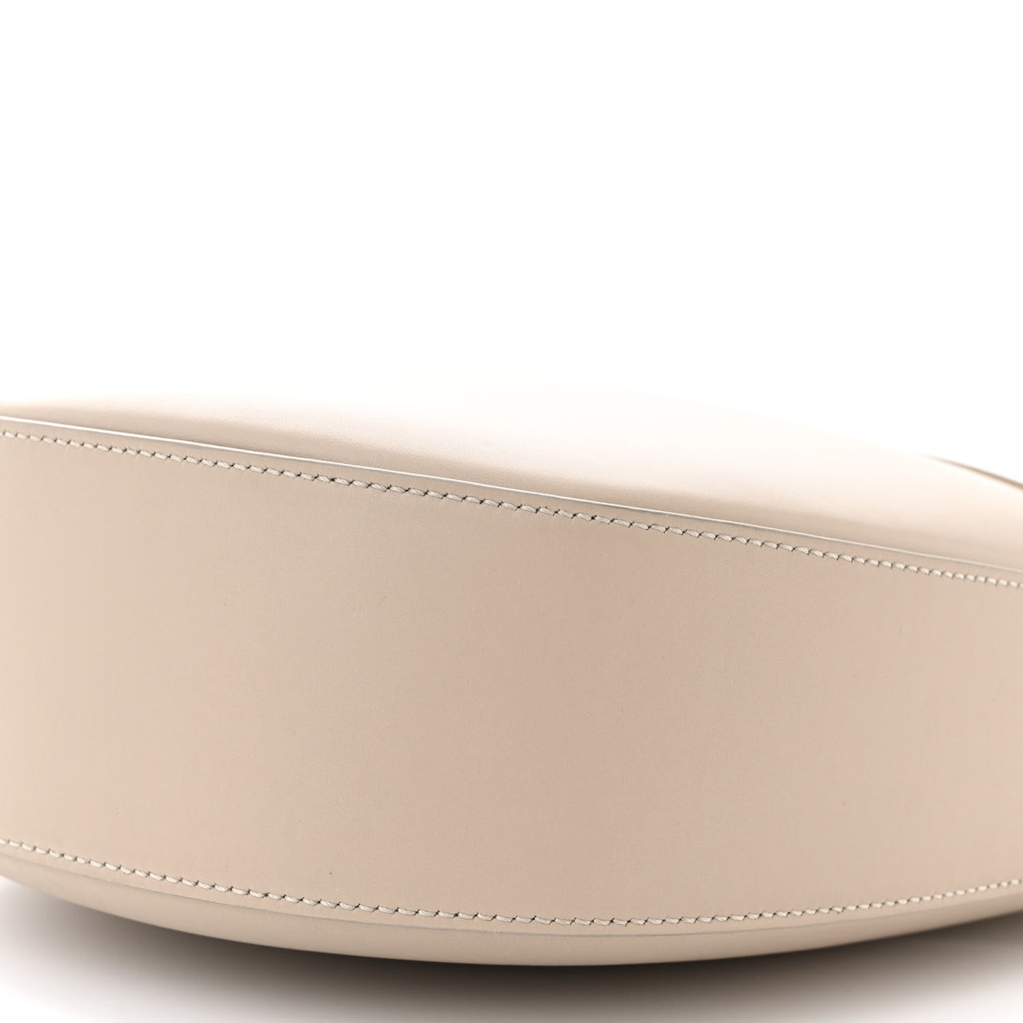 Satin Calfskin Jacquard Small Luna Bag Oat