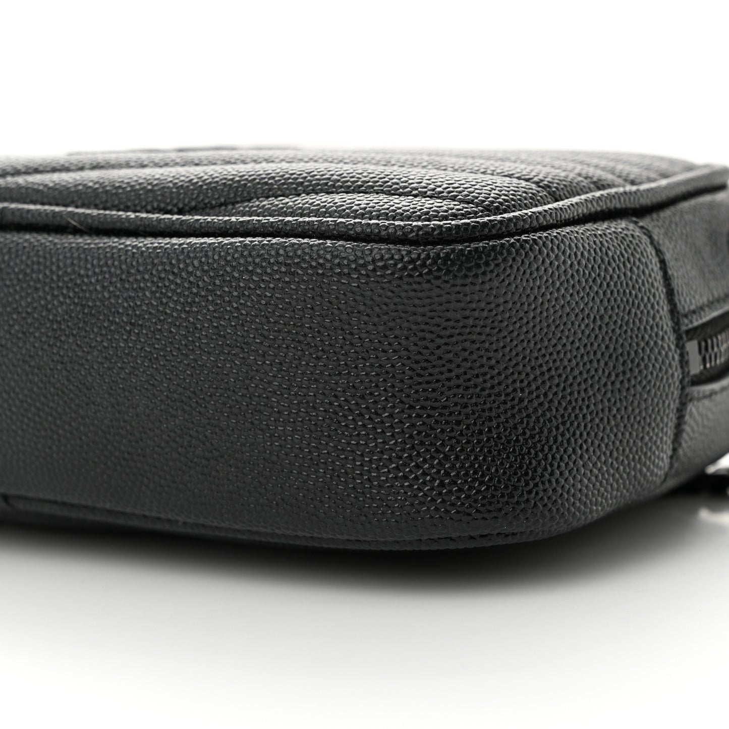 Grain De Poudre Matelasse Monochrome Monogram Mini Lou Camera Bag Black
