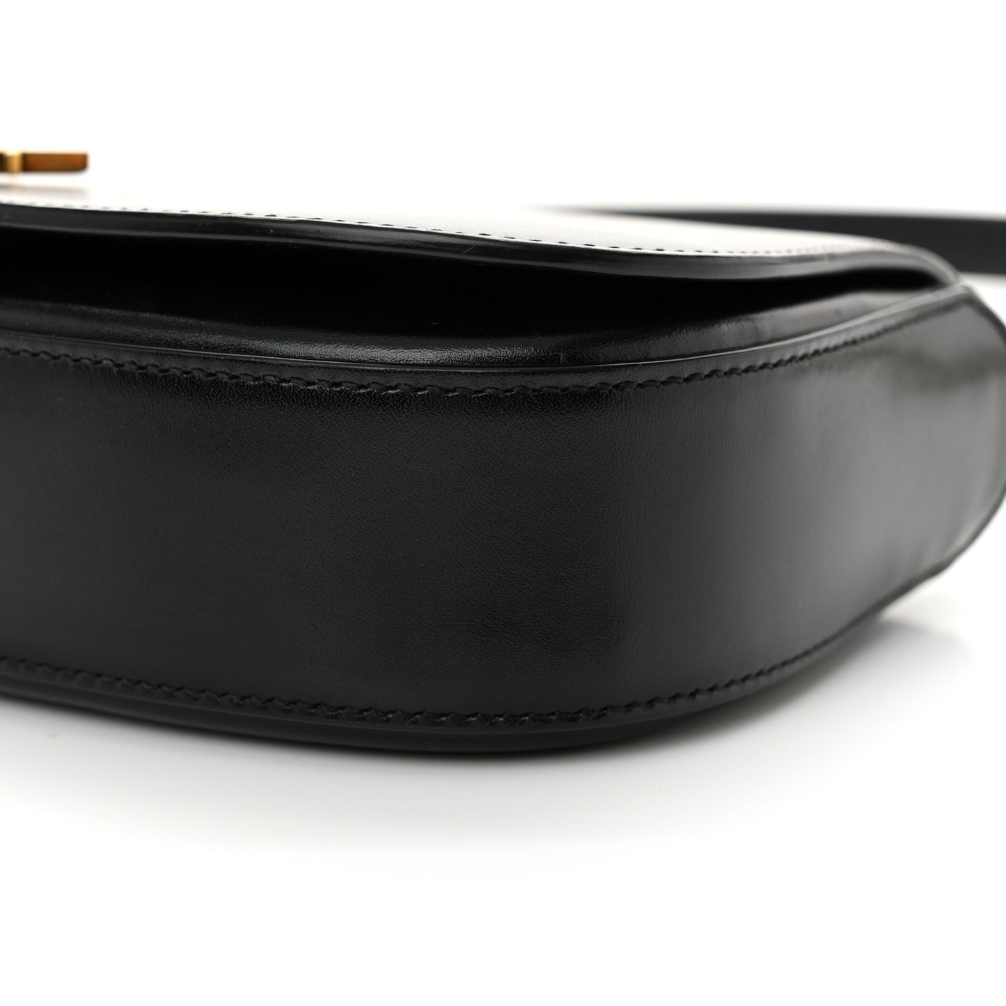 Box Calfskin Mini Voltaire Shoulder Bag Black