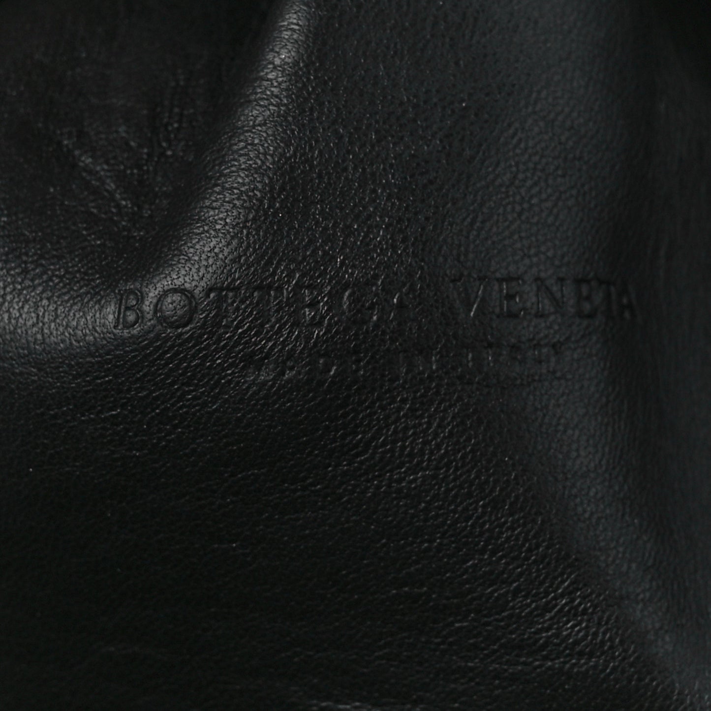 Nappa Maxi Intreccio The Pouch Oversized Clutch Black