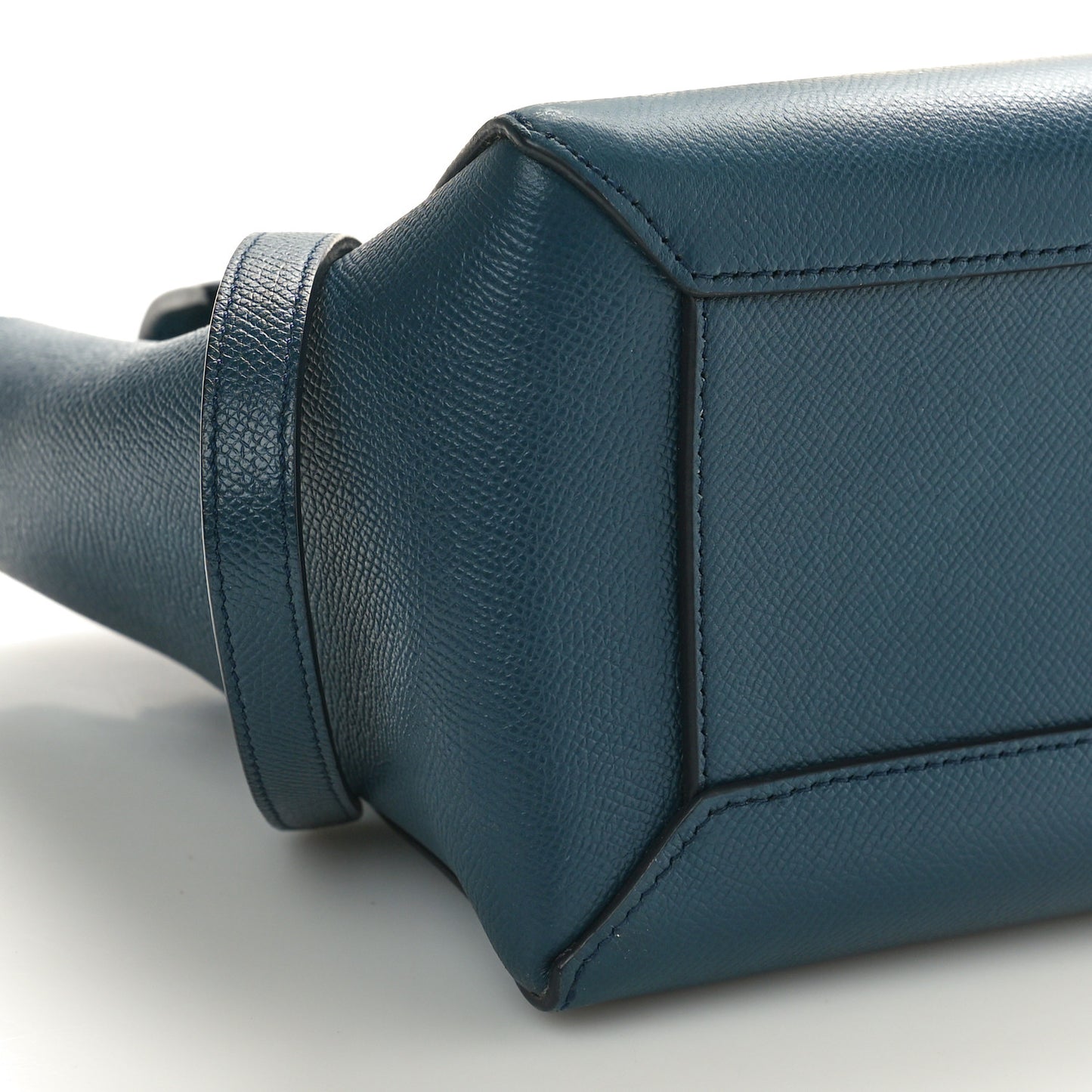Baby Grained Calfskin Micro Belt Bag Deepsea