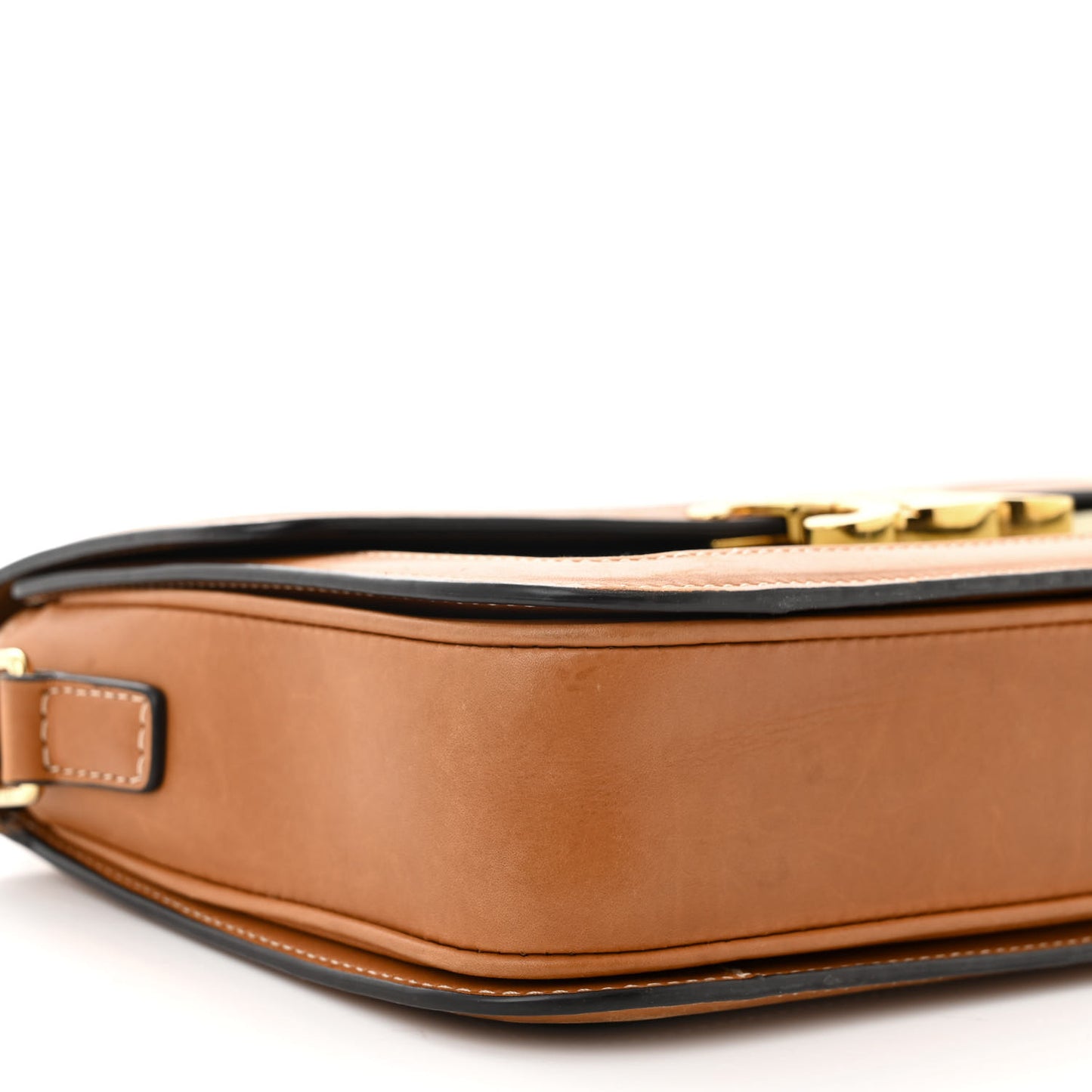 Textile Natural Calfskin Classique Triomphe Khaki Tan