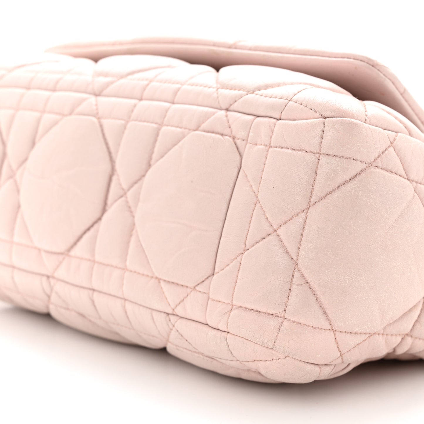 Lambskin Cannage Small Milly La Foret Shoulder Bag Pink